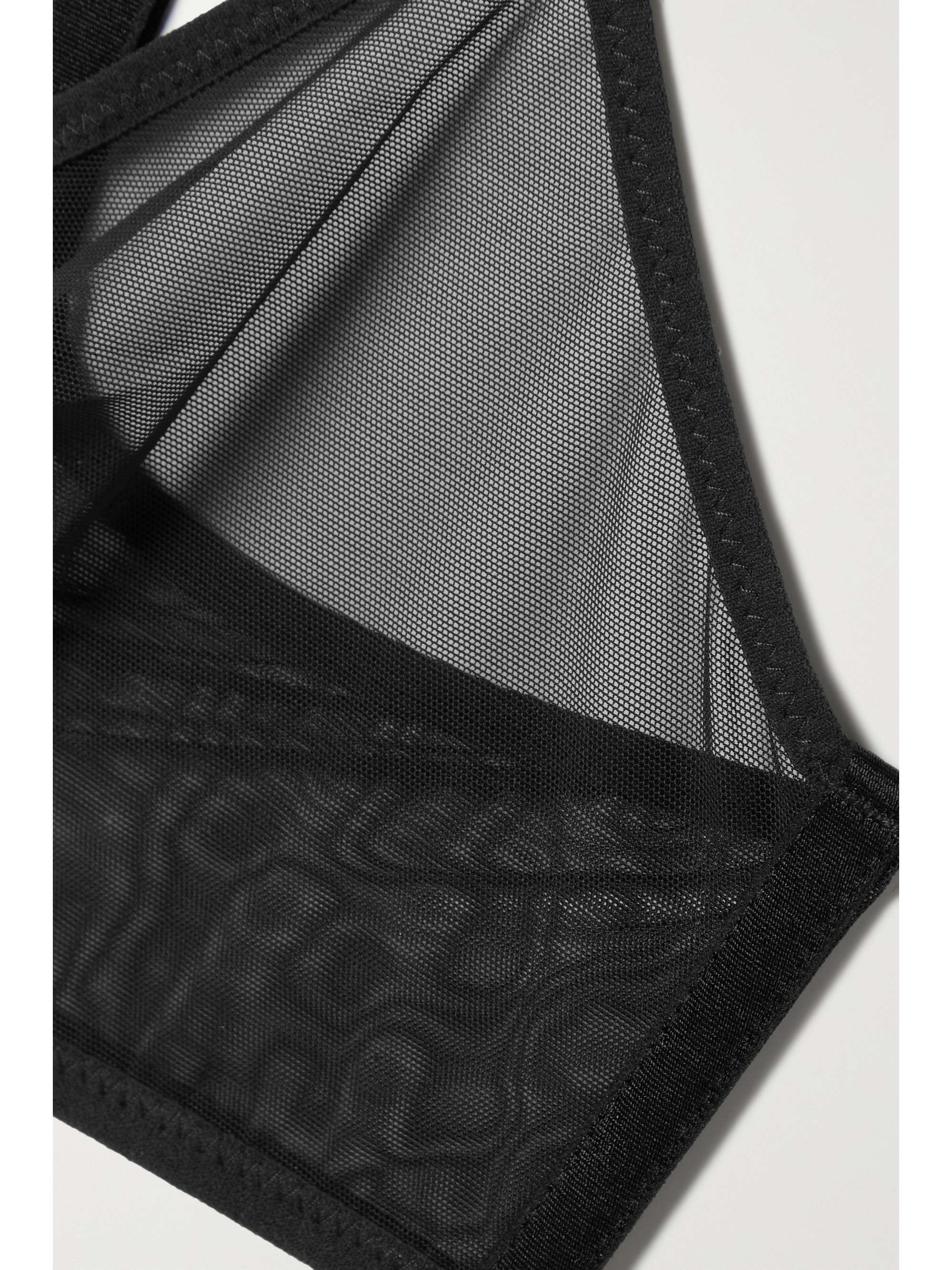 SKIMS Ultra Fine Mesh triangle bralette - Bronze