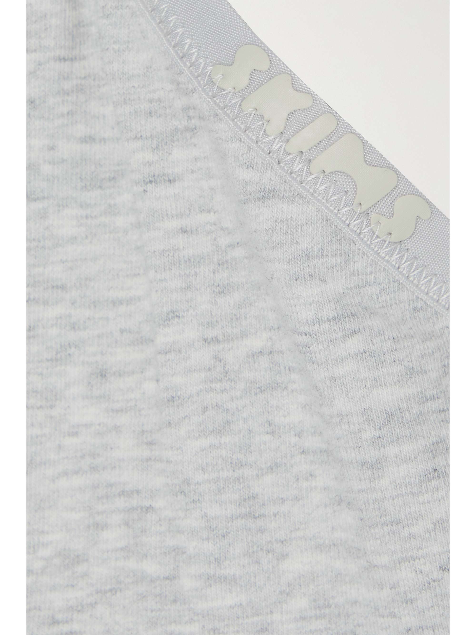 SKIMS Stretchcotton jersey underwired softcup bra Light Heather