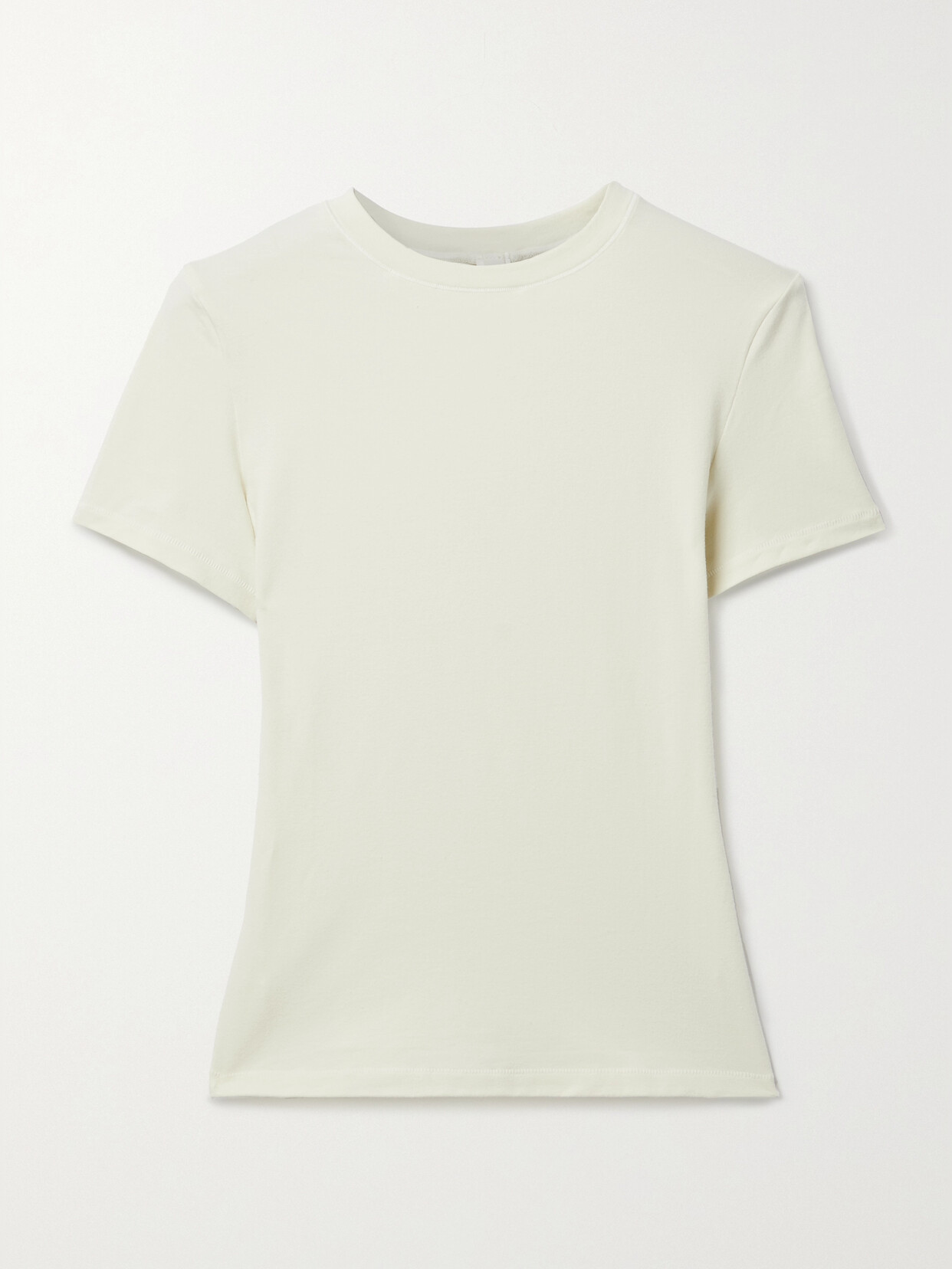 Skims Stretch-cotton Jersey T-shirt In Off-white