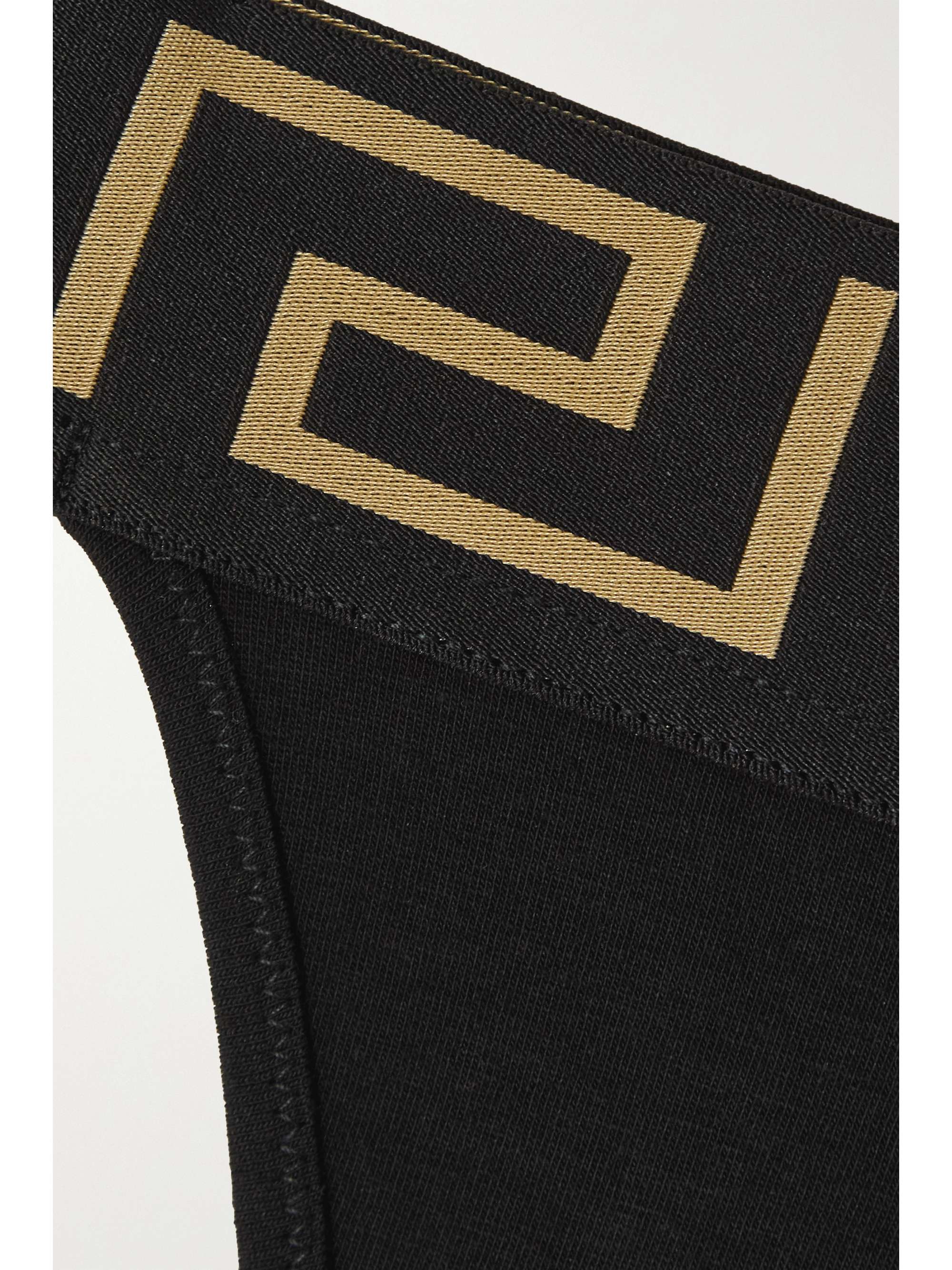 VERSACE Stretch-cotton jersey thong