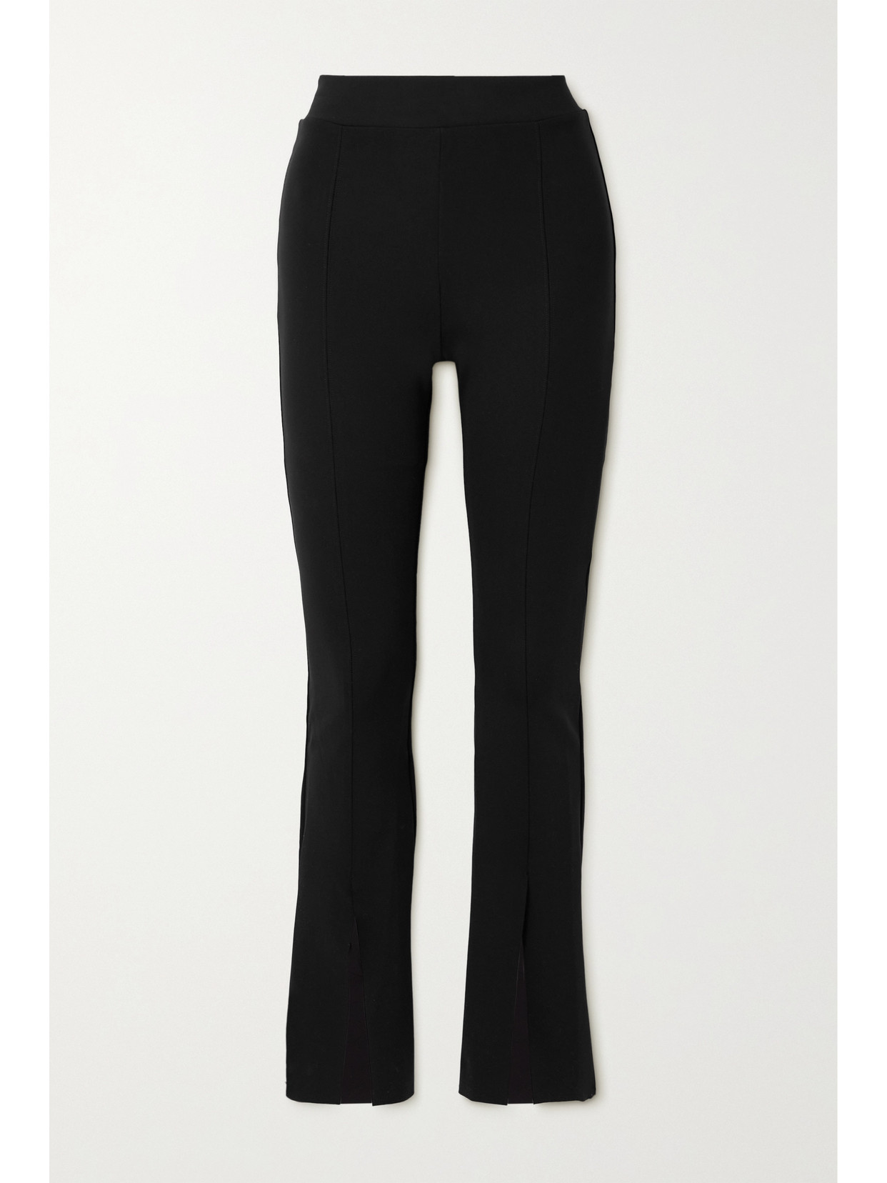 Commando Ceo Zip Hem Neoprene Pull-on Pants In Black