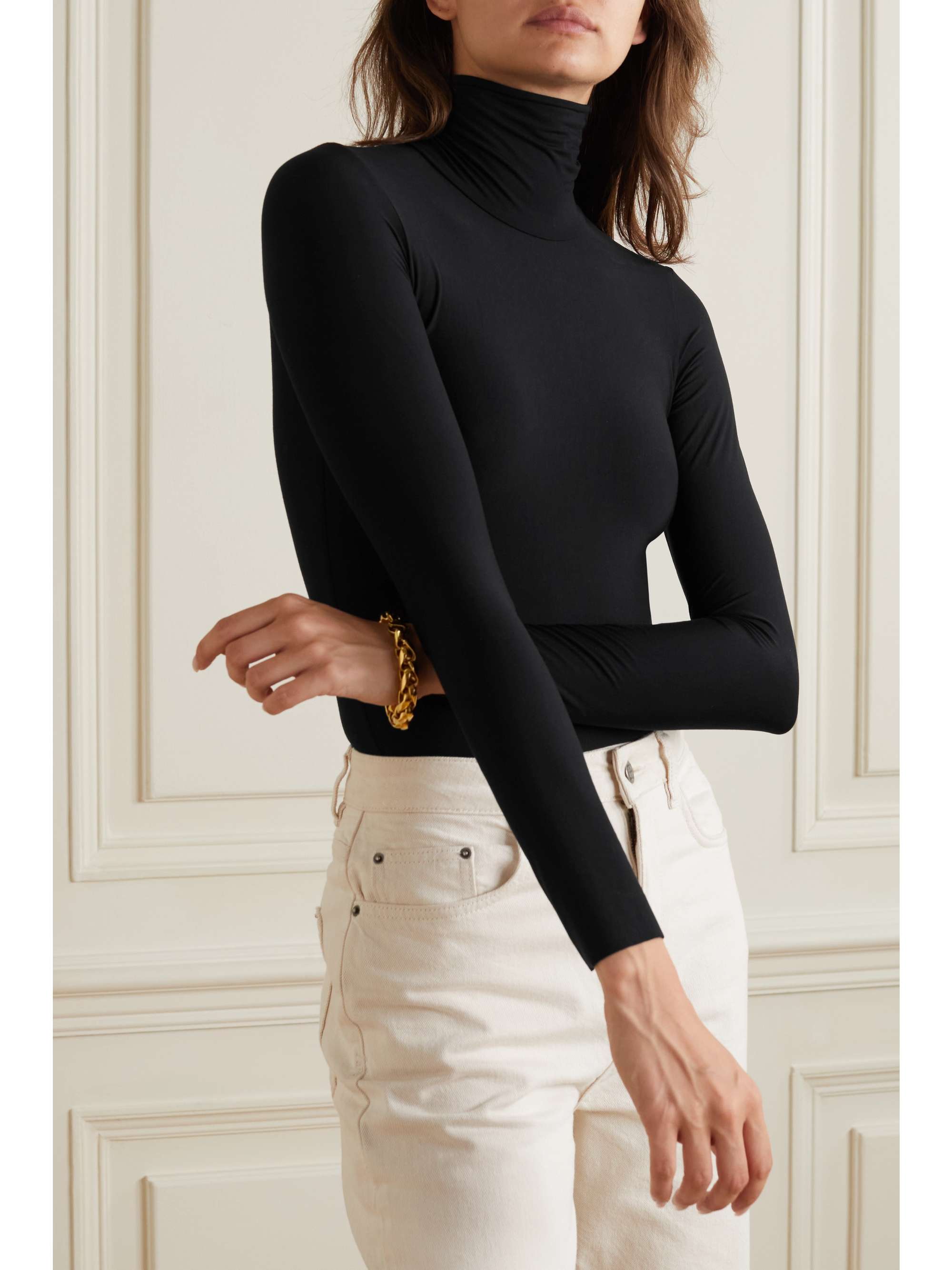 commando butter turtleneck bodysuit