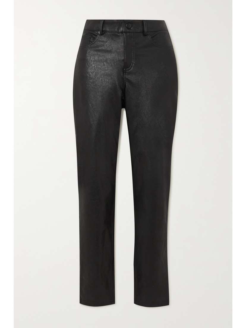 Commando Faux Stretch-leather Skinny Pants - x large