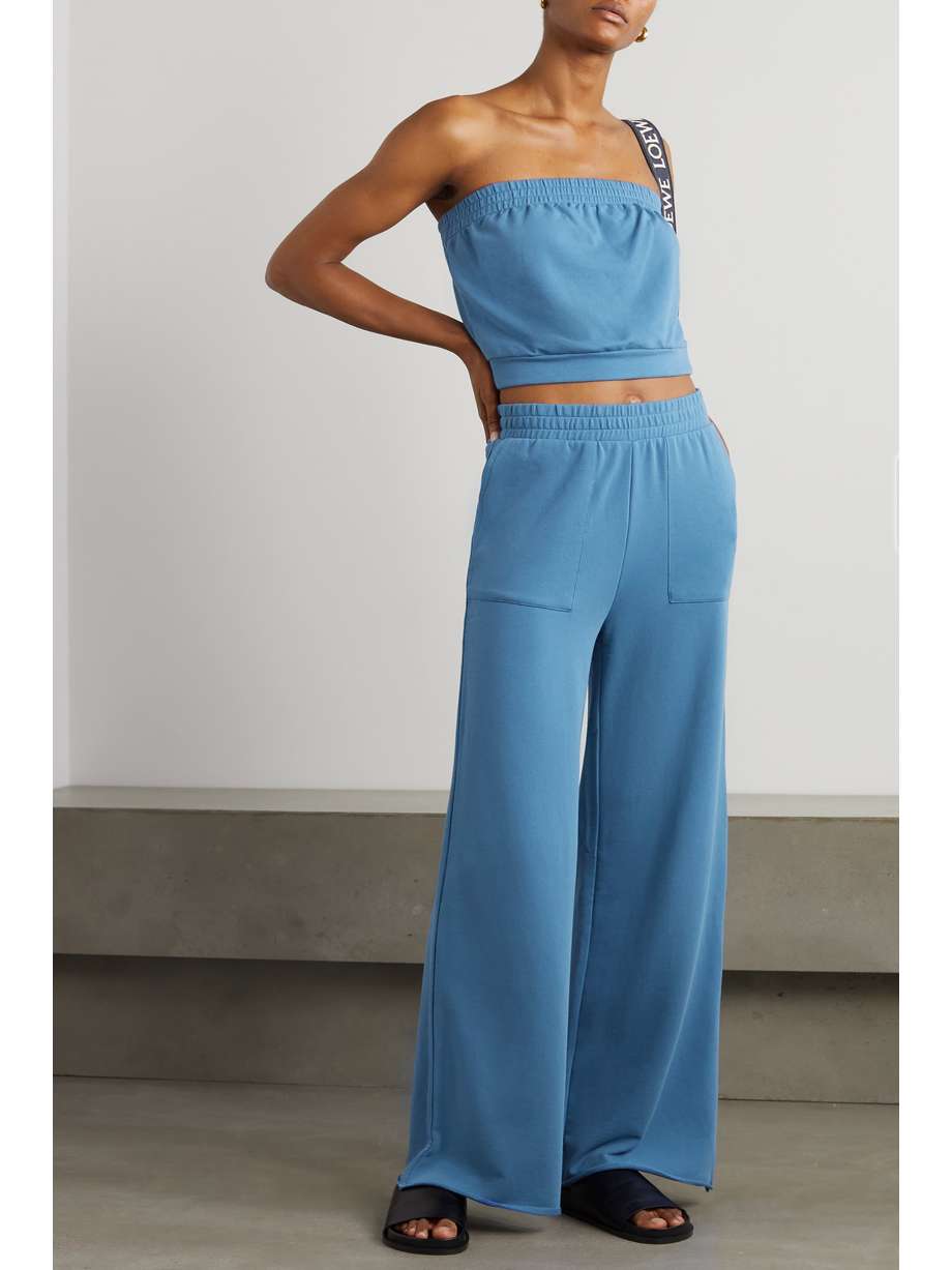 net-a-porter.com | Eliana strapless stretch organic cotton-terry top
