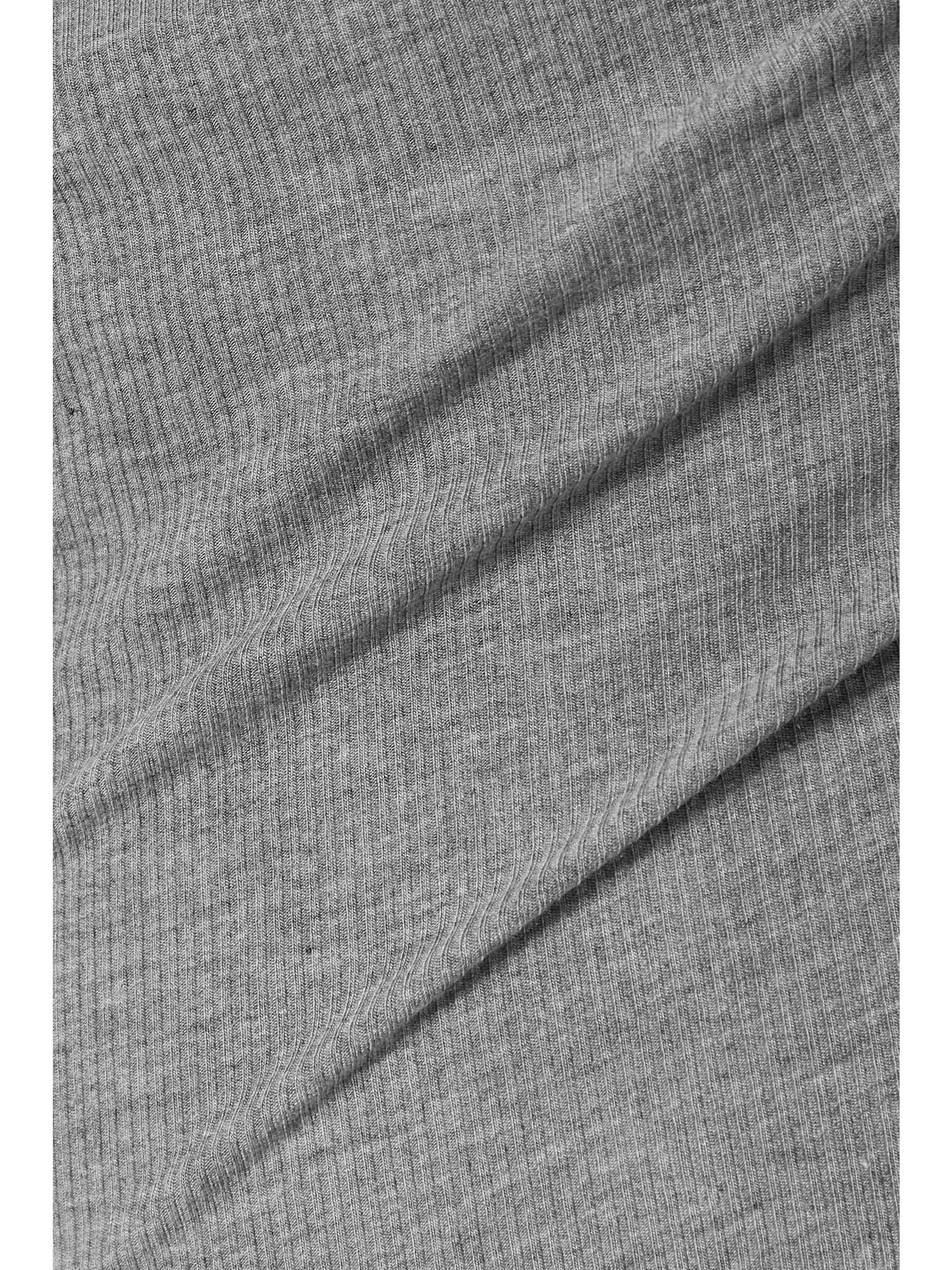 SKIMS Soft Lounge ribbed stretch-modal slip dress - Marble