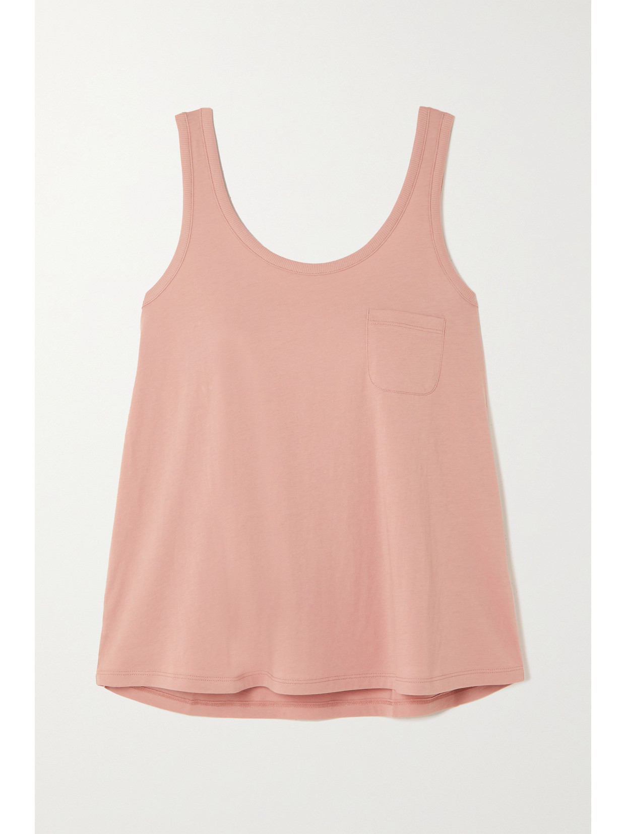 Skin + Net Sustain Ciara Organic Pima Cotton-jersey Tank - Pink