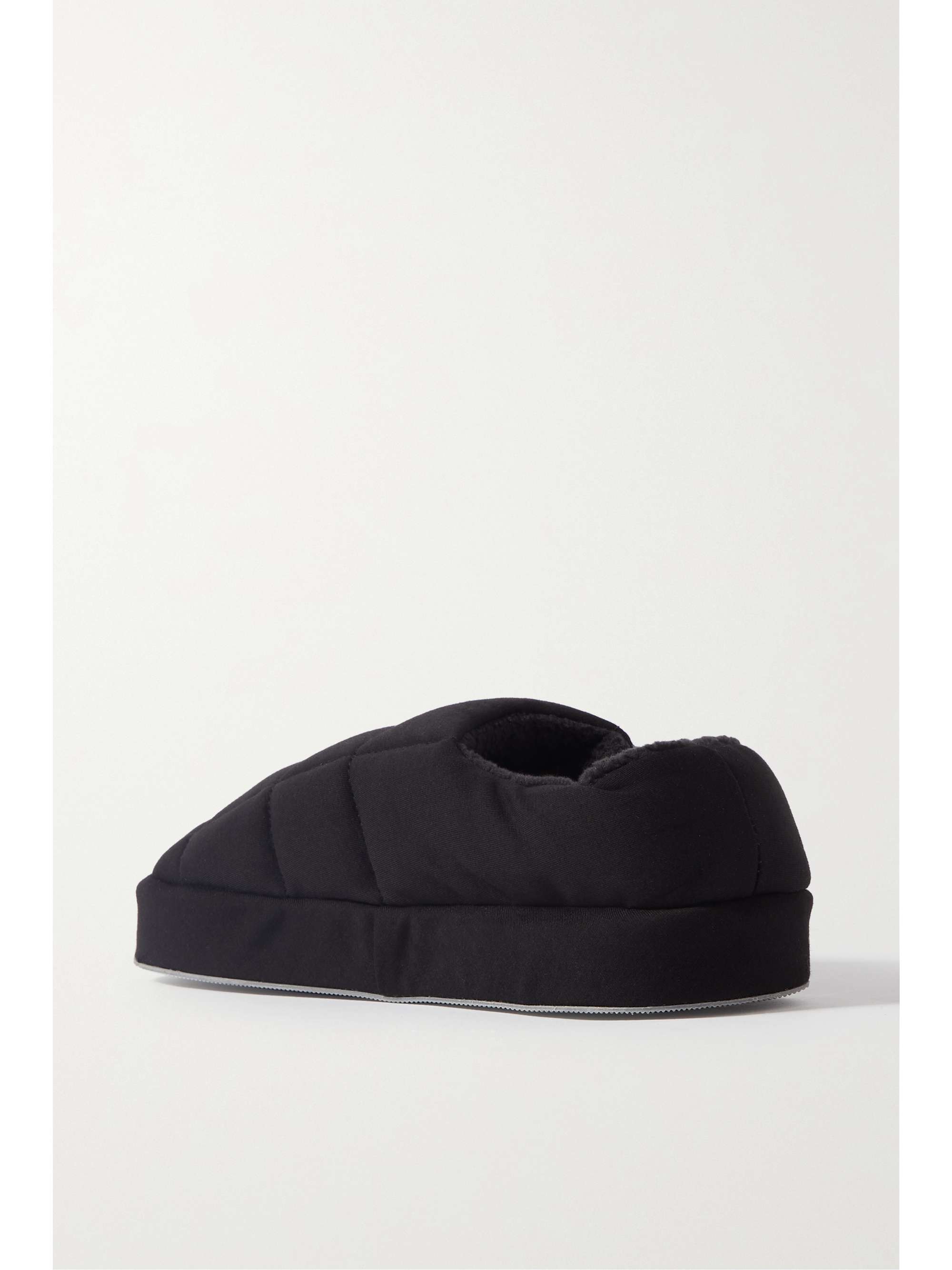 SKIN Quilted cotton slippers