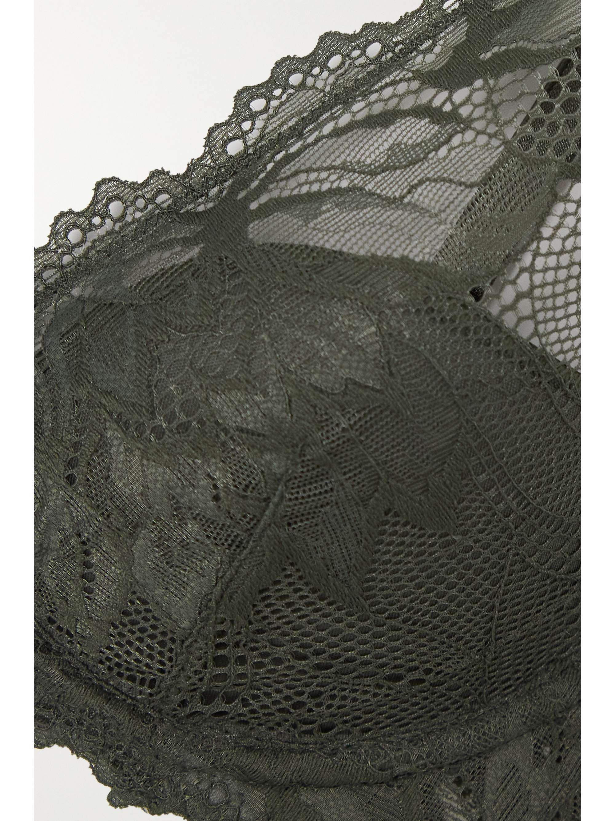 CALVIN KLEIN UNDERWEAR Seductive Comfort lace underwired plunge bra