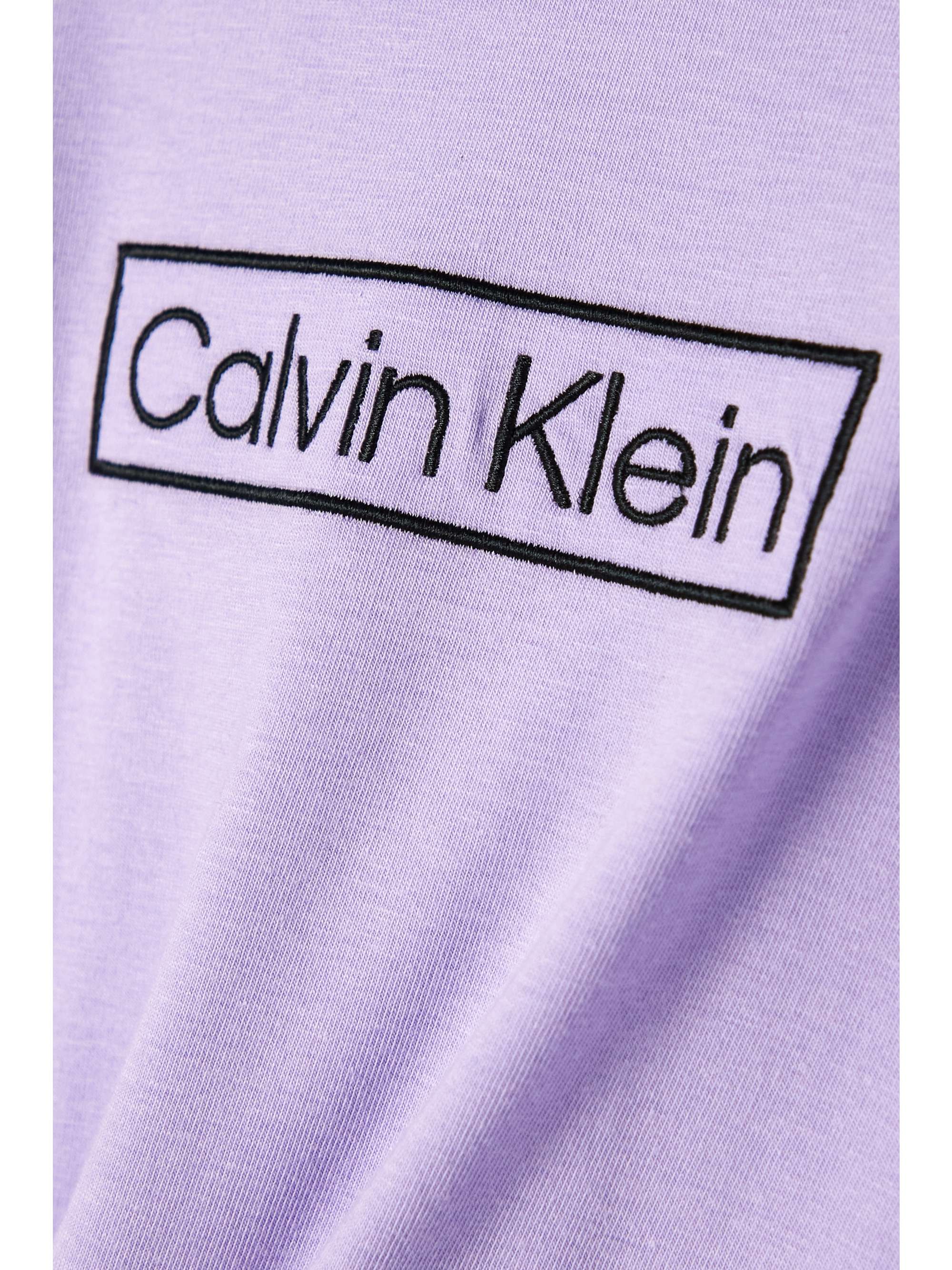 CALVIN KLEIN UNDERWEAR Reimagined Heritage embroidered organic cotton-blend jersey pajama set
