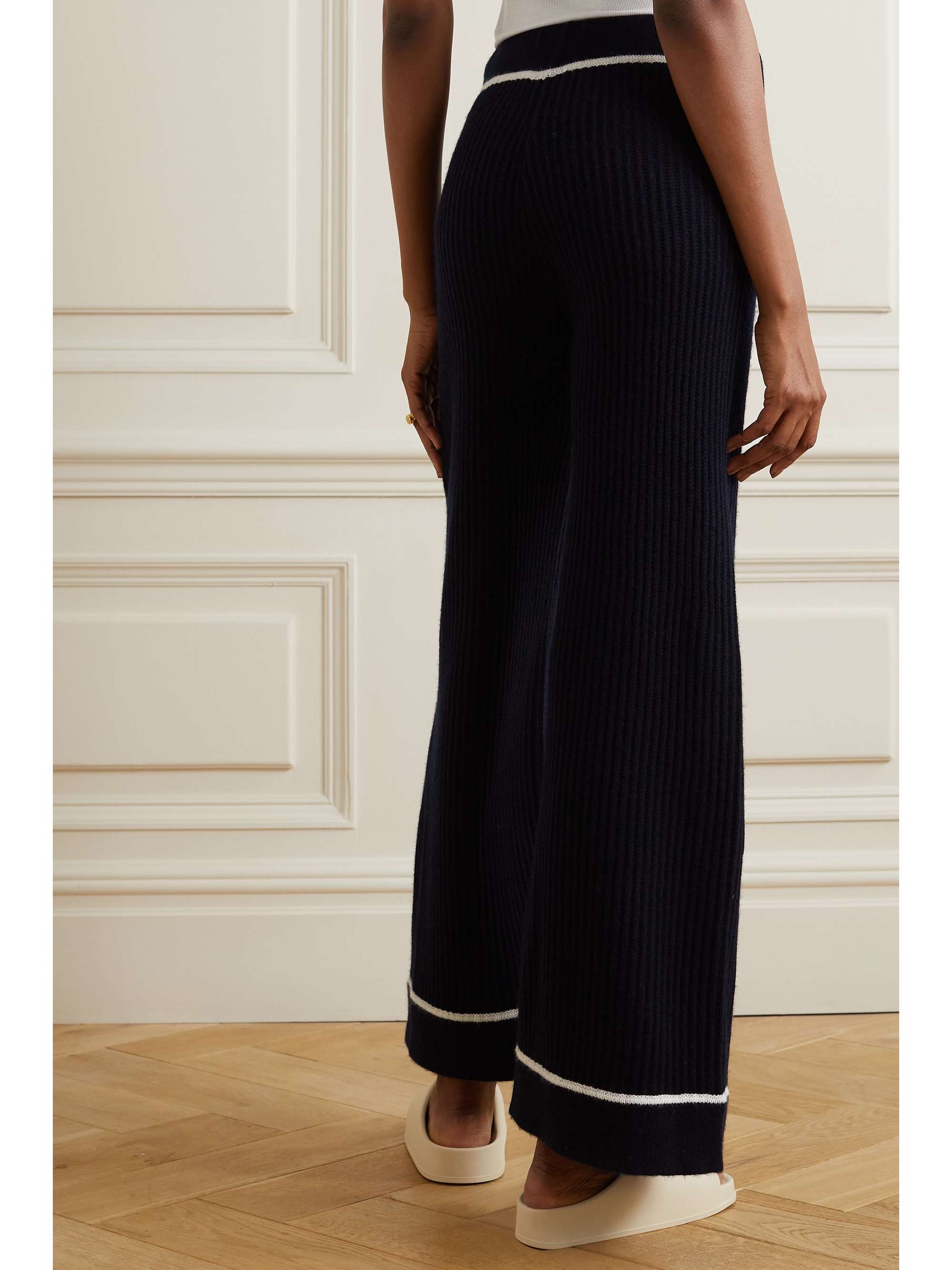 ribbed track pants