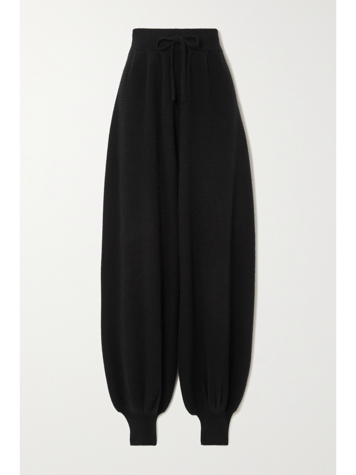 Madeleine Thompson Lilac Cashmere Track Pants In Black ModeSens