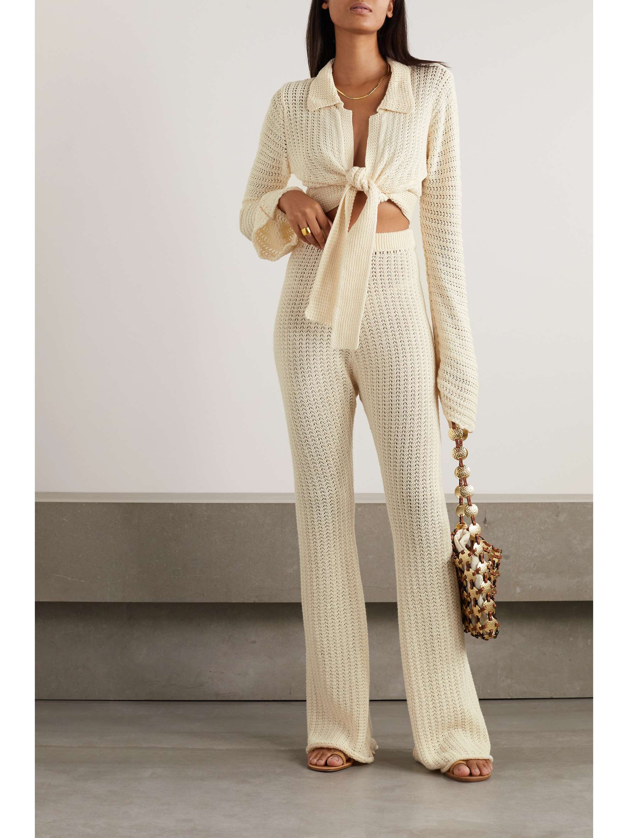 NET SUSTAIN Halle open-knit organic 