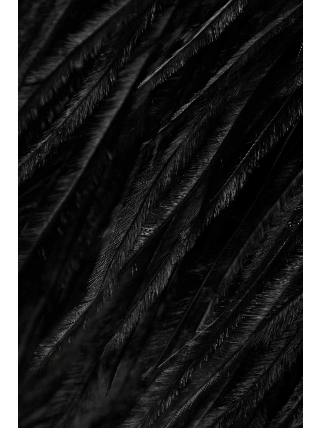 Loveshackfancy Dusty Cropped Feather-trimmed Printed Silk-crepe Camisole In Black