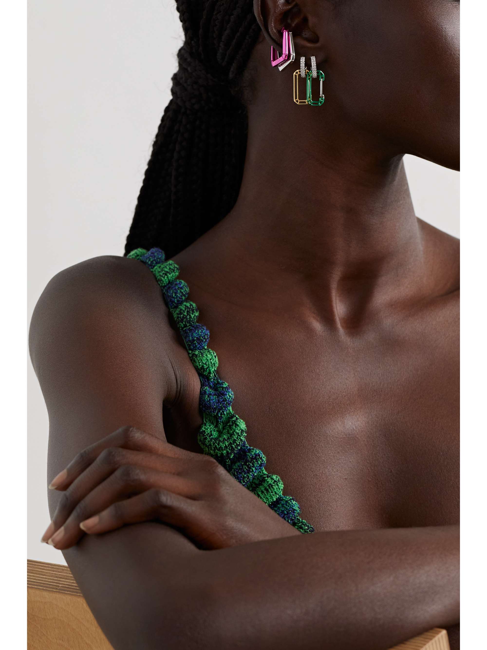 EÉRA 18-karat white gold ear cuff