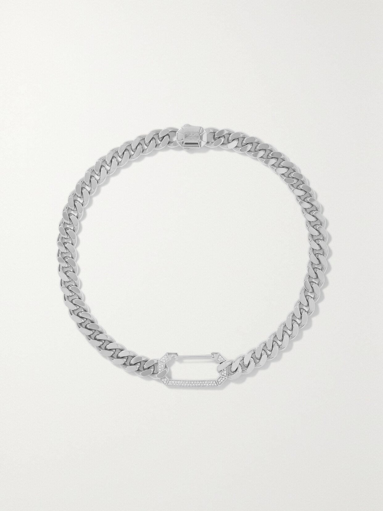 EÉRA - Unique 18-karat White Gold Diamond Necklace - one size 22 Awaiting product image