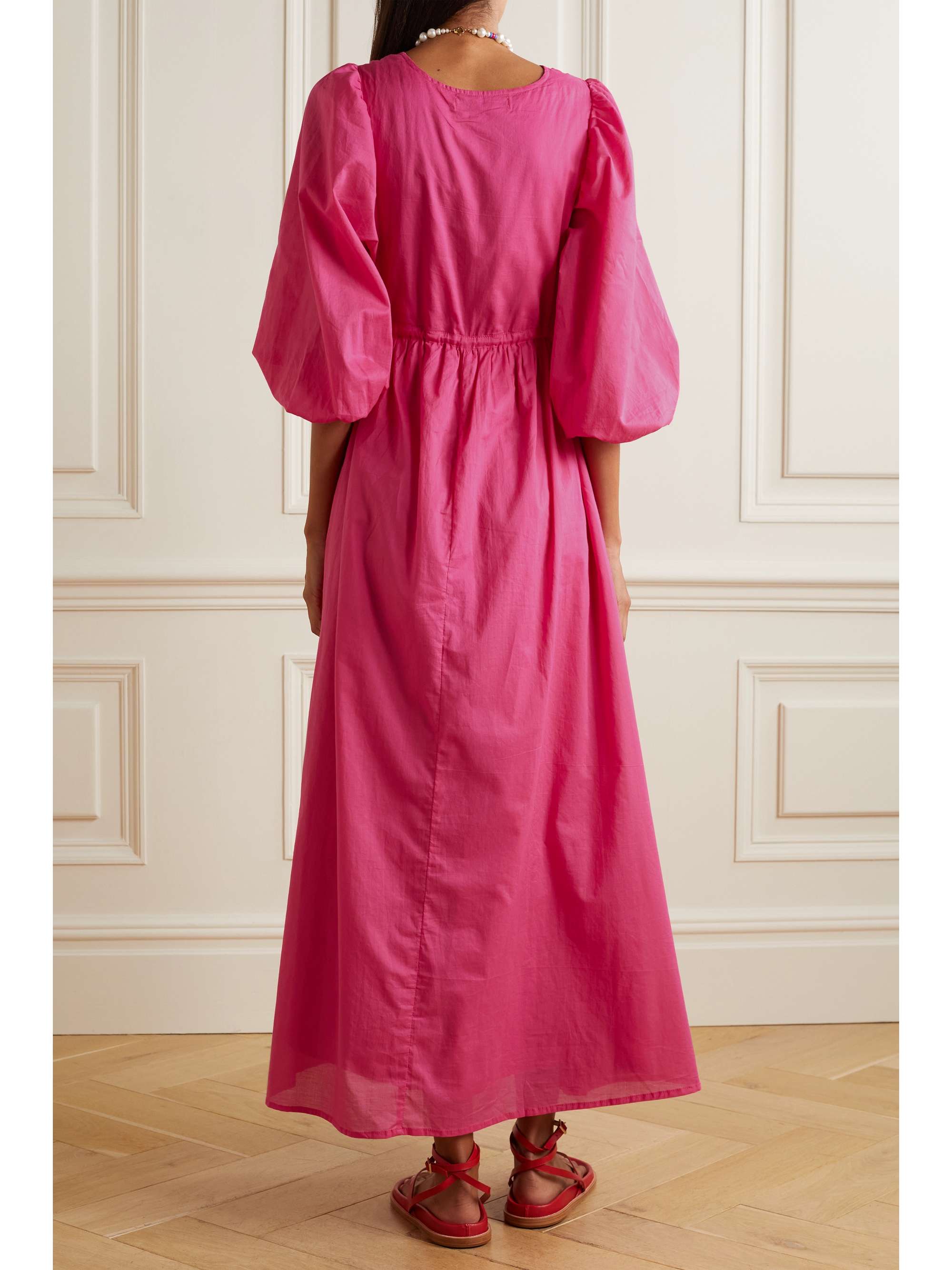 FAITHFULL THE BRAND + NET SUSTAIN Amelie cottonvoile maxi dress NET