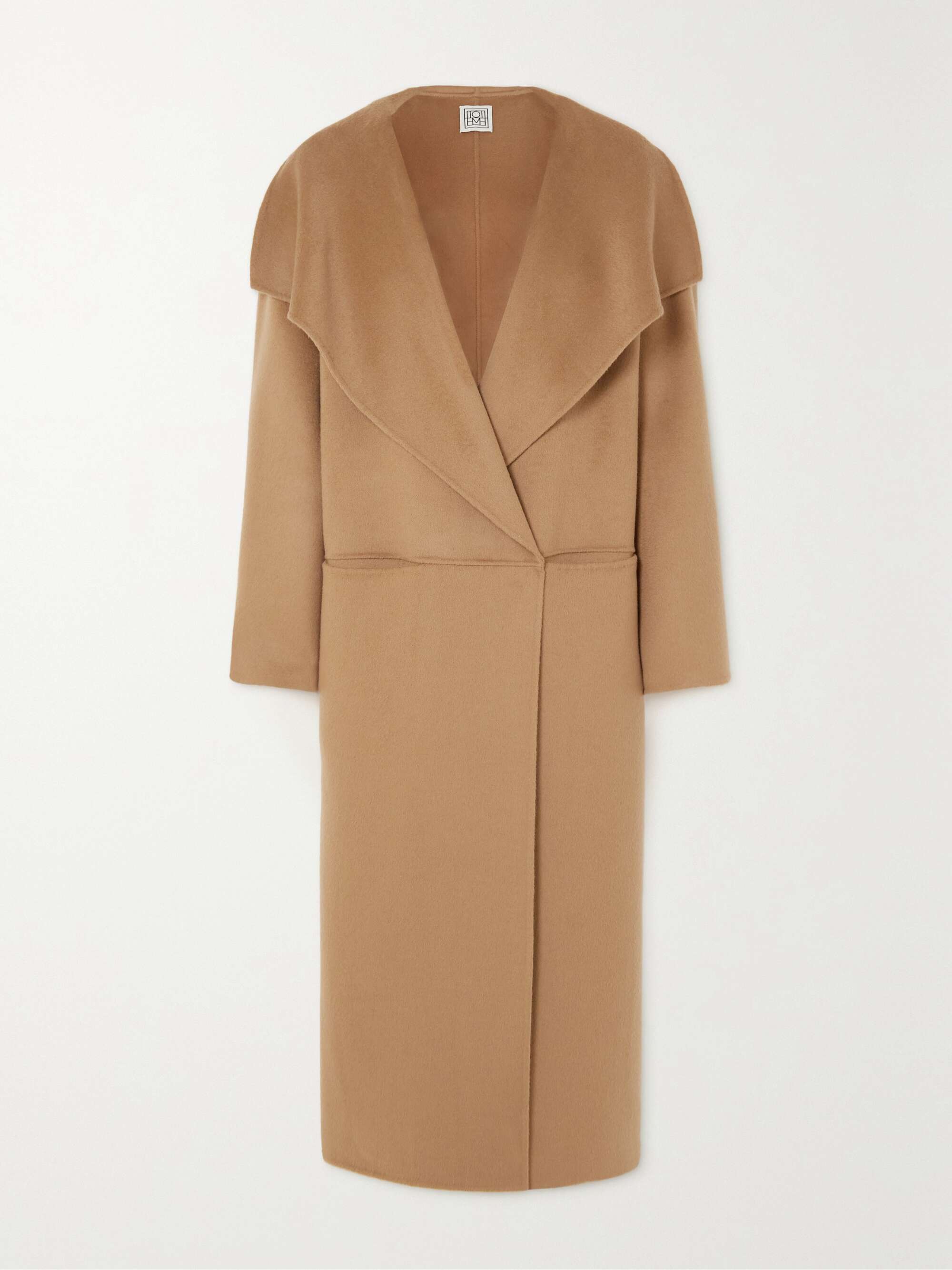 Camel NET SUSTAIN Signature wool blend coat TOTEME NET A PORTER