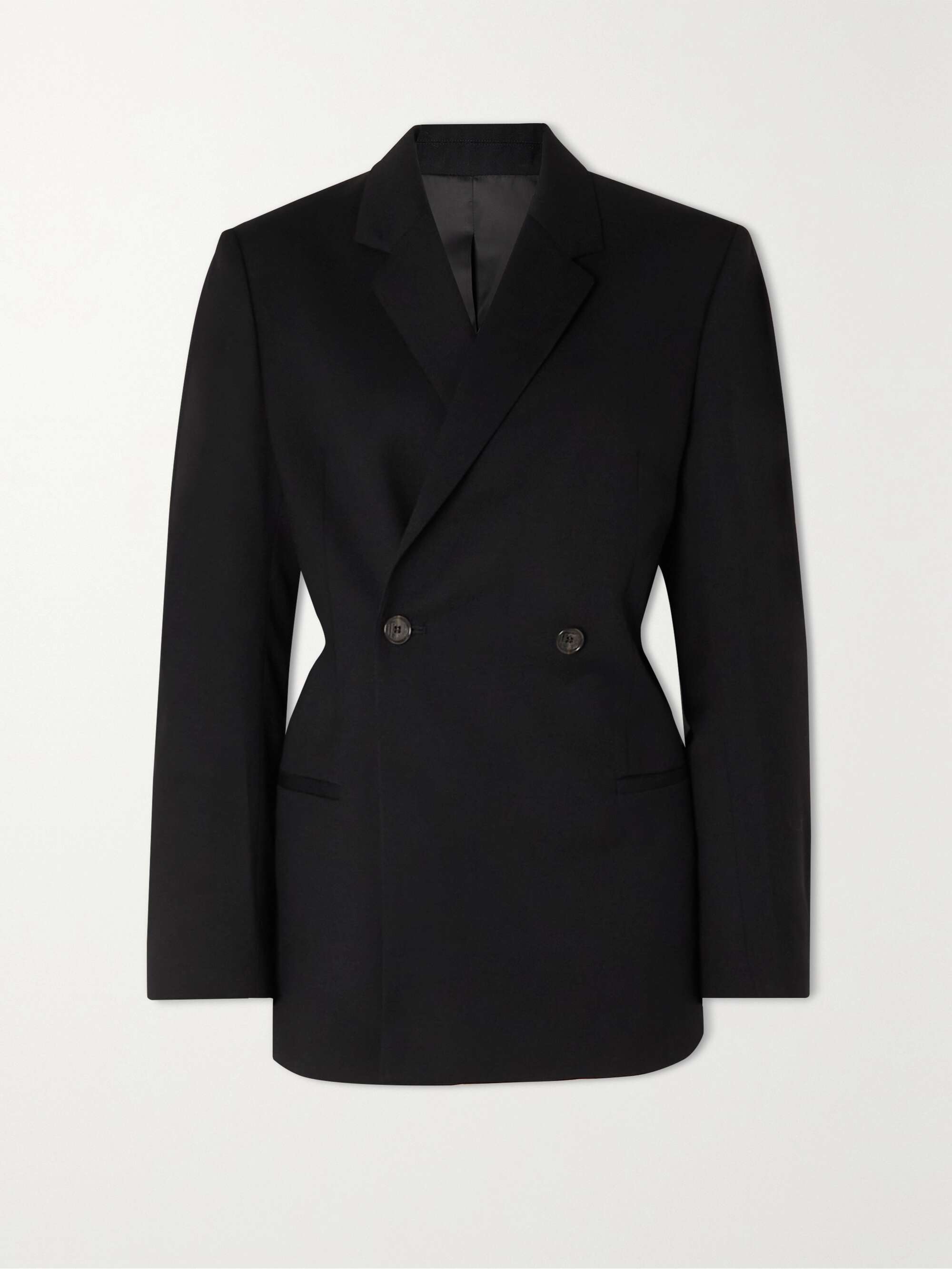 TOTEME Double-breasted wool blazer | NET-A-PORTER