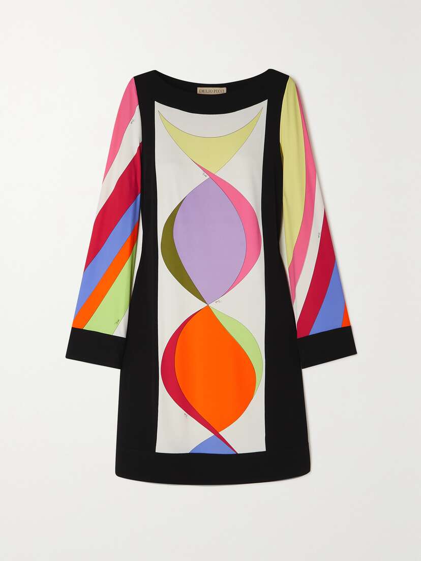 PUCCI Printed Jersey Mini Dress