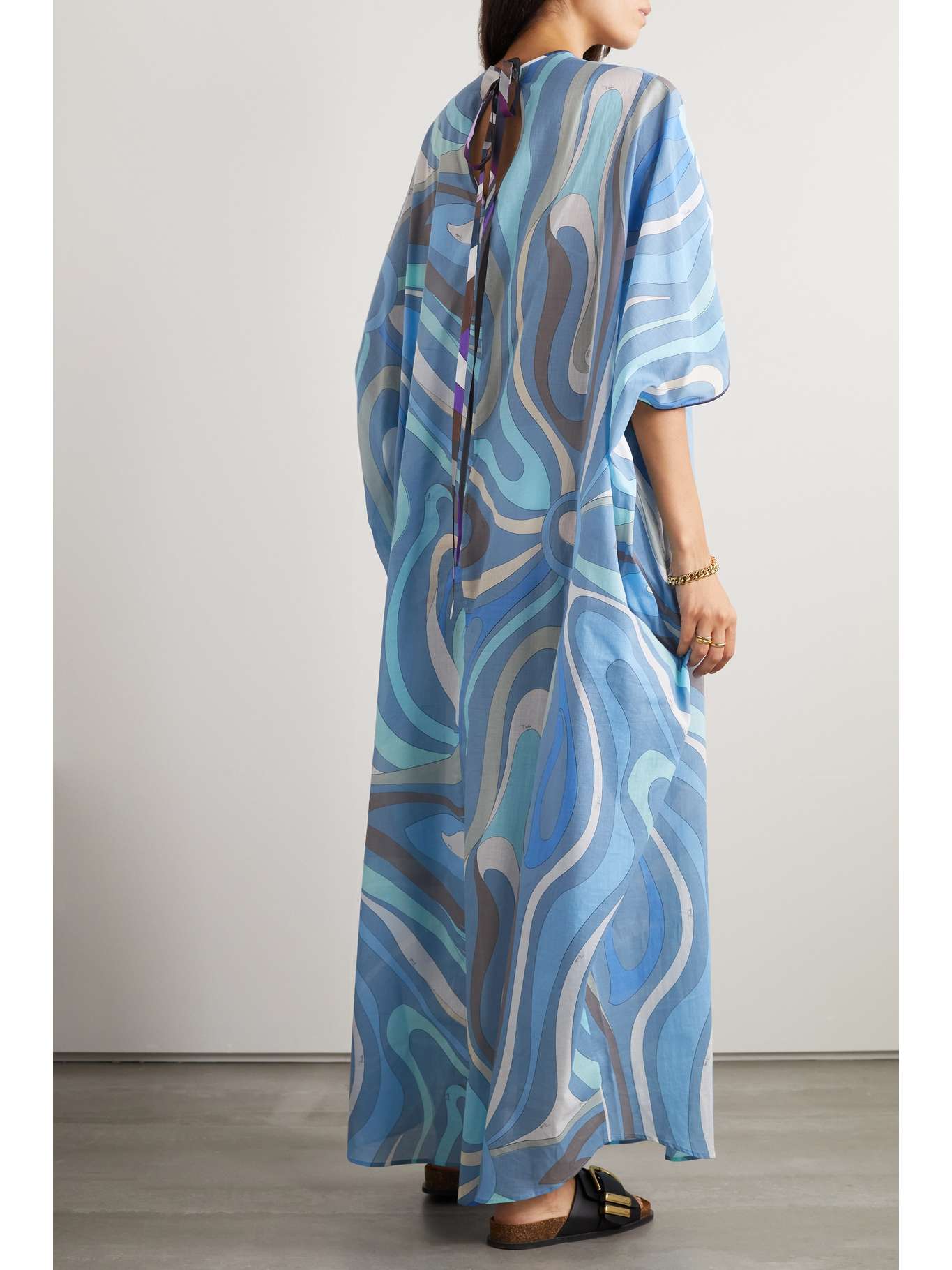 PUCCI Printed cottonvoile kaftan NETAPORTER
