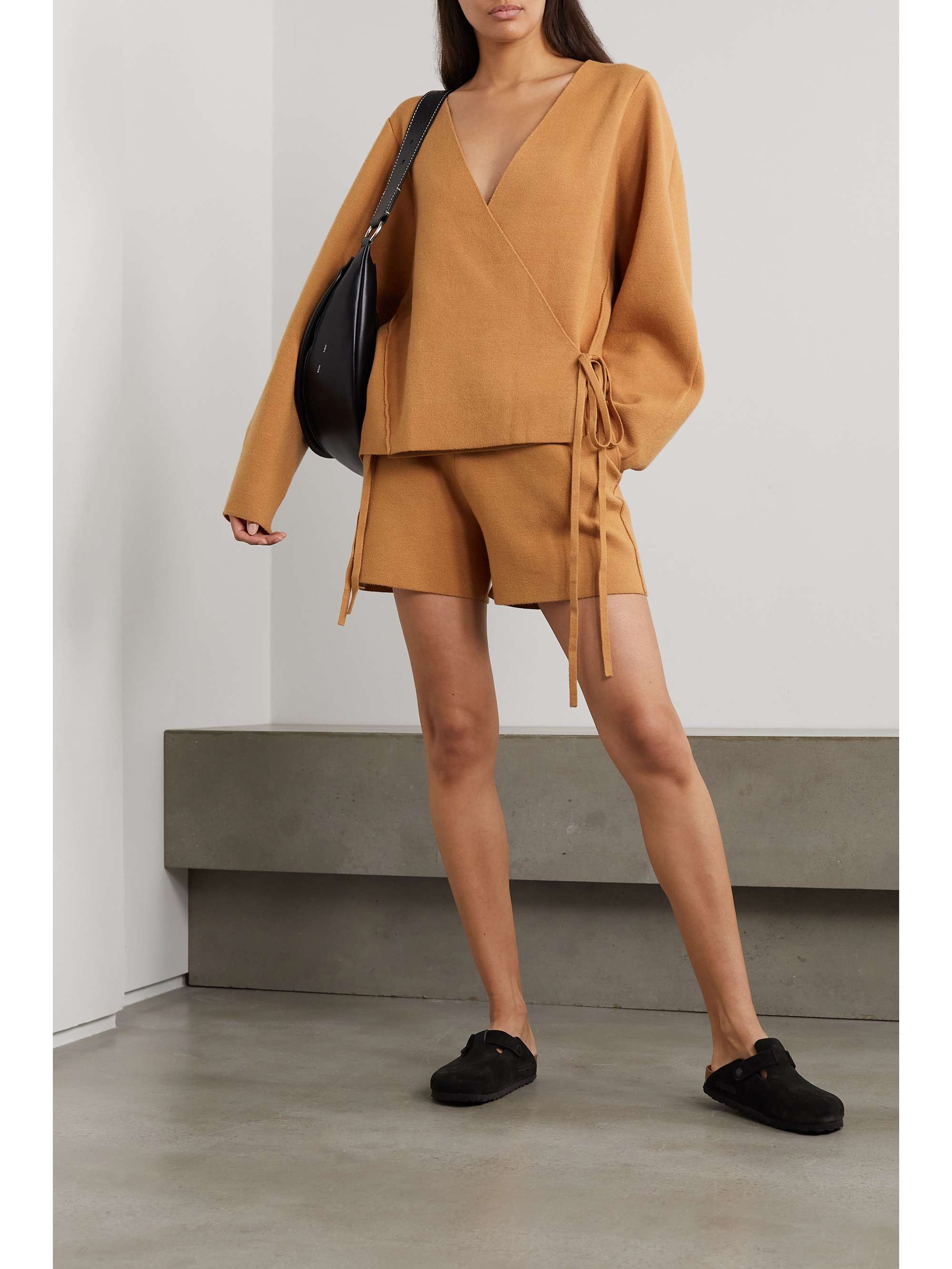 DEIJI STUDIOS + NET SUSTAIN The Cocoon knitted shorts