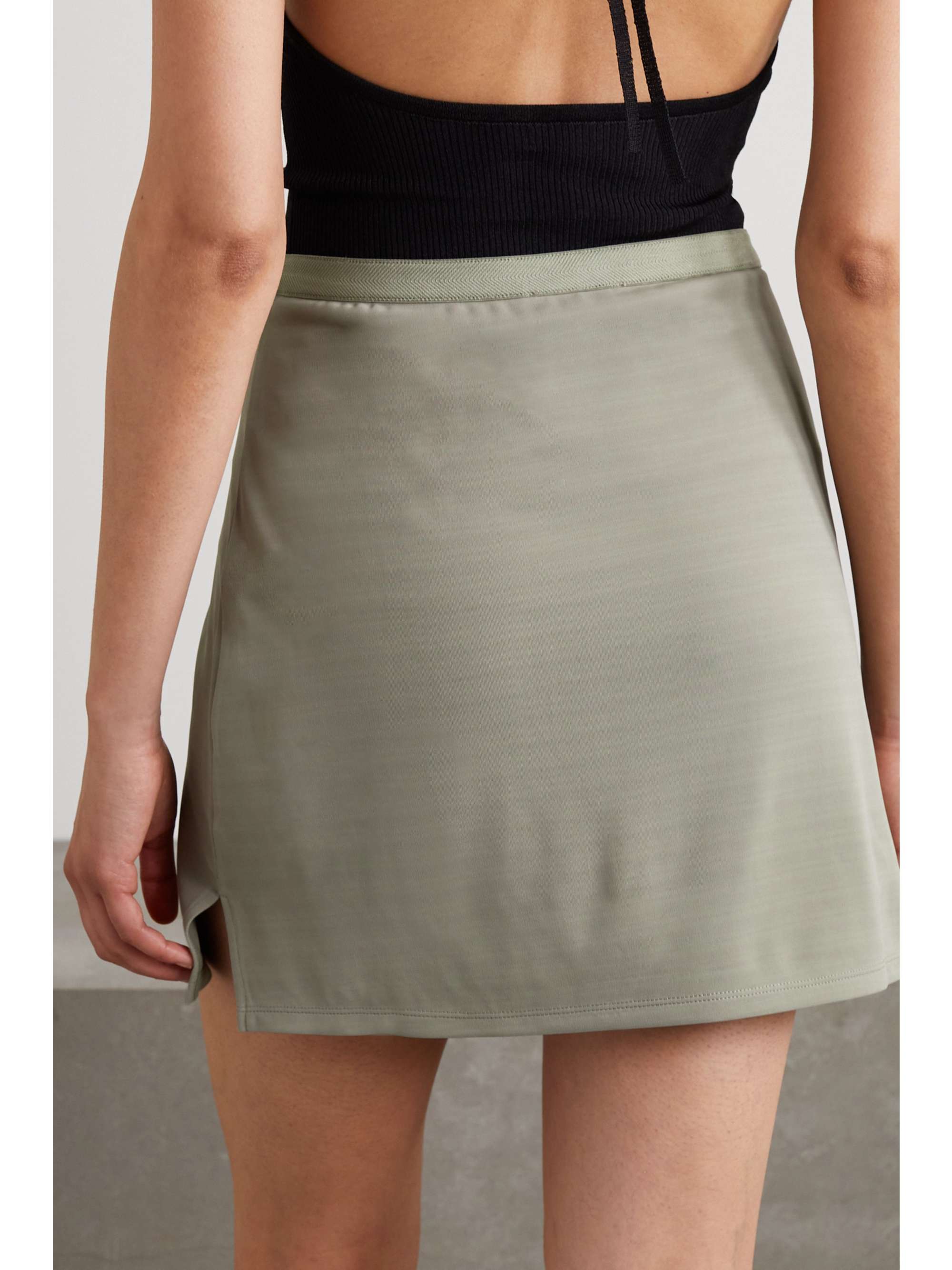 ANINE BING Elise stretch-jersey mini skirt
