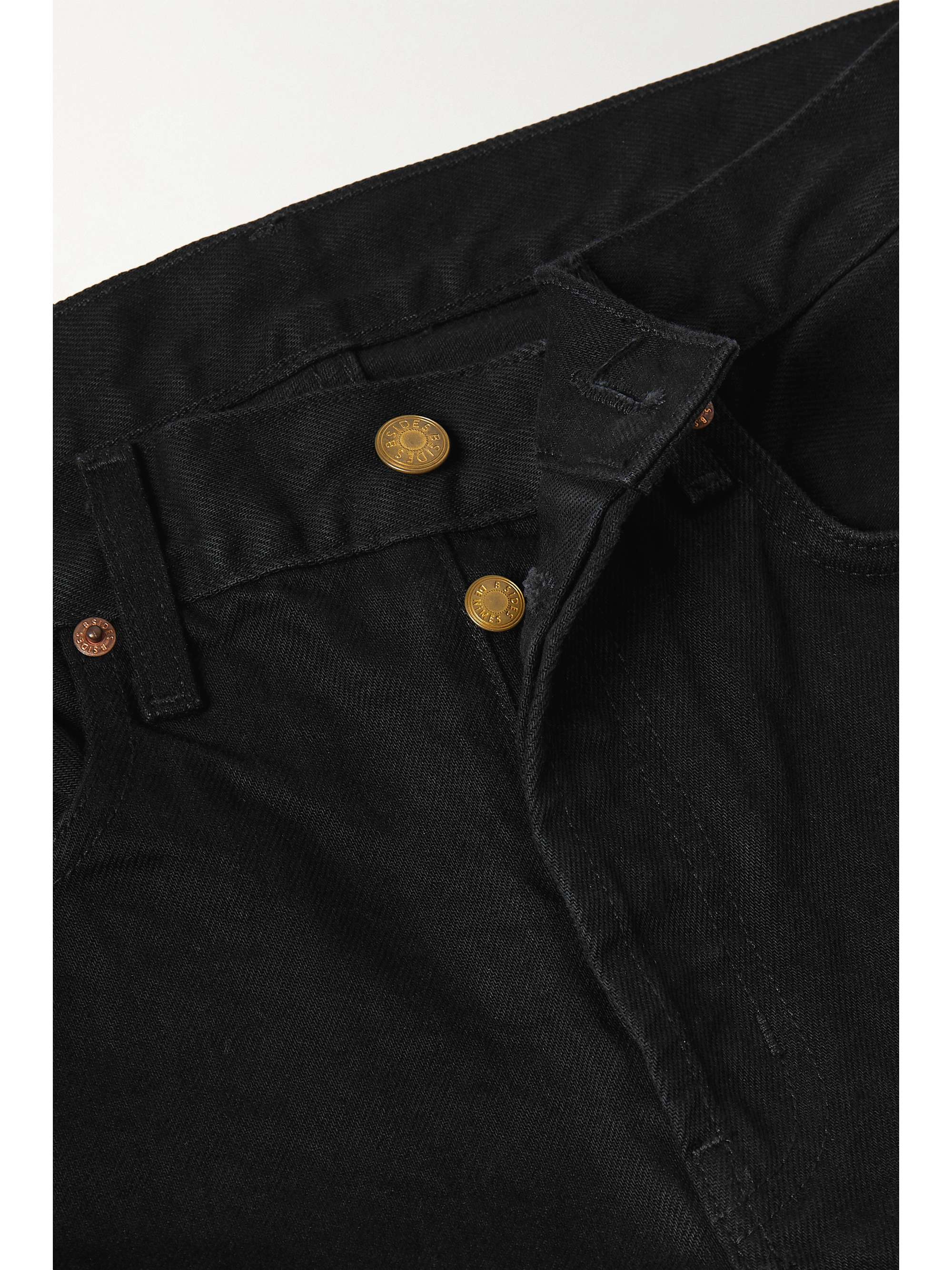 B SIDES Brit mid-rise straight-leg jeans