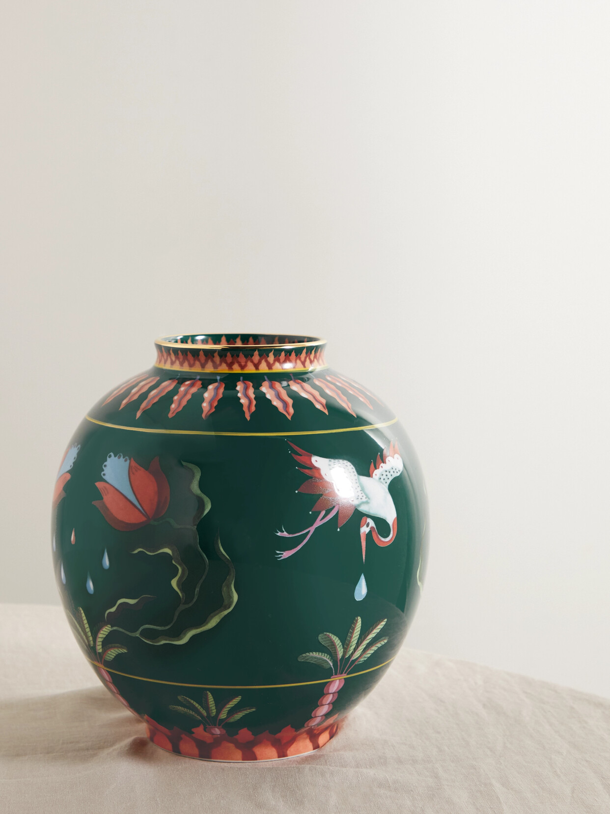 La Doublej Bubble Vase In Green