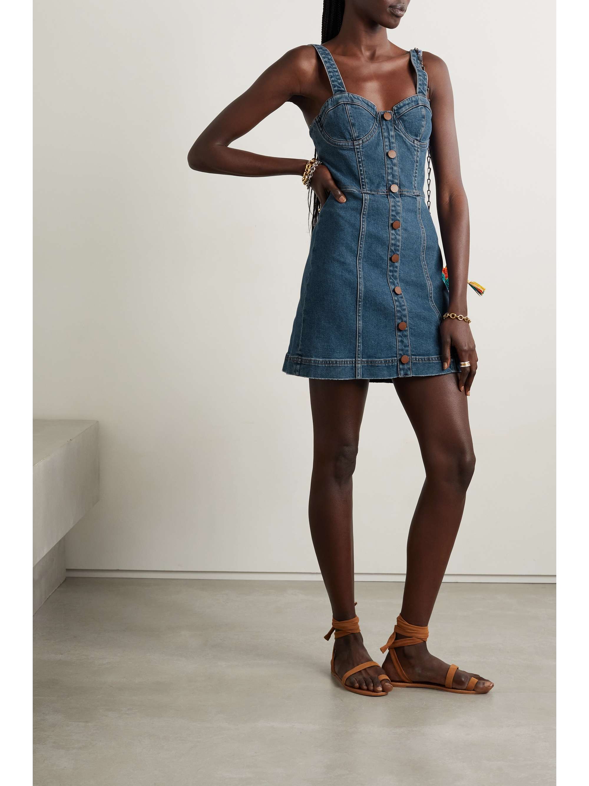 Mid denim Janessa denim mini dress 