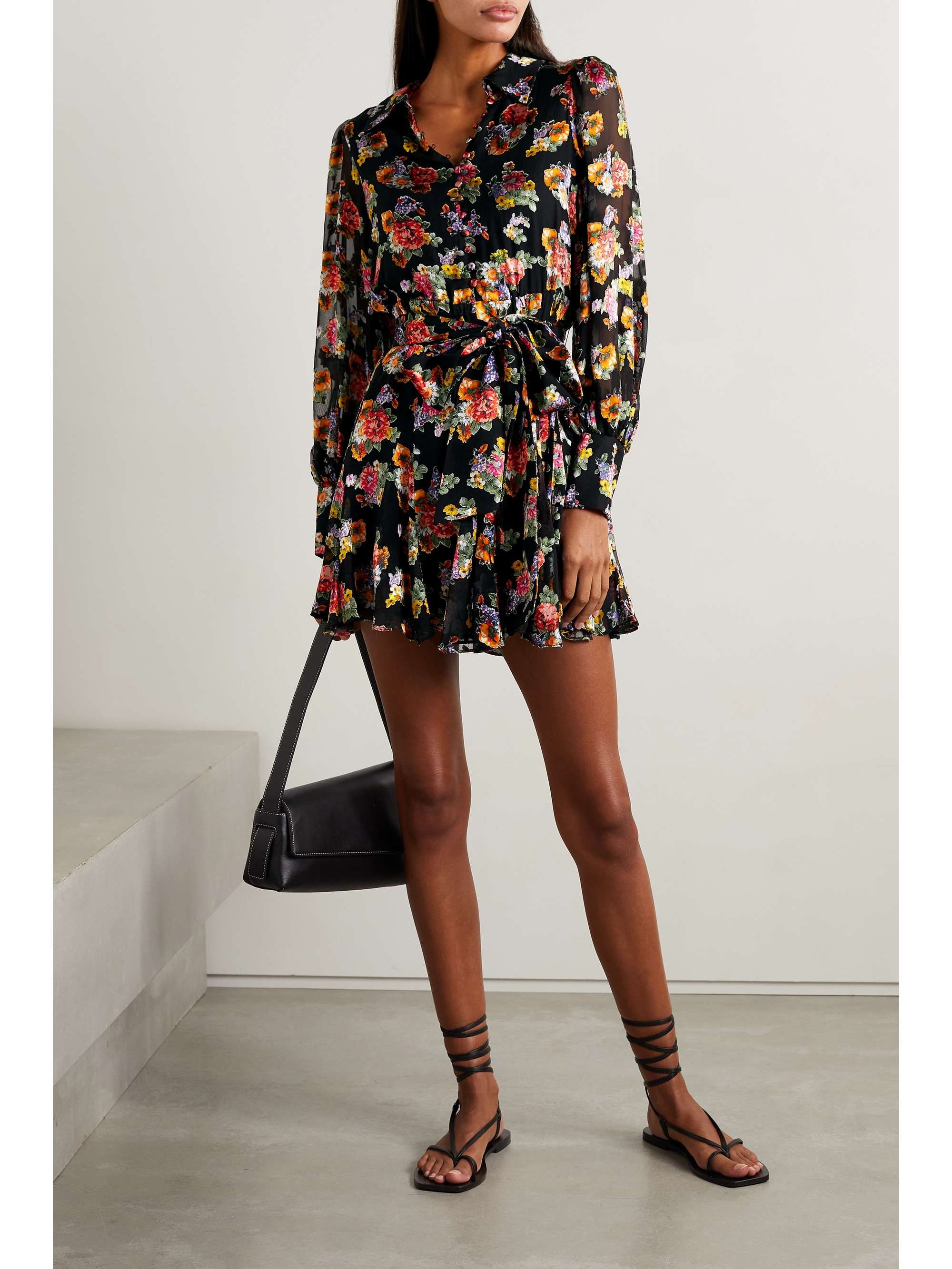 de chine mini dress | ALICE + OLIVIA 
