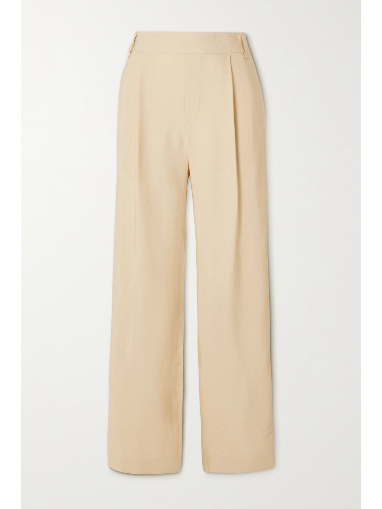 Vince Pleated Woven Wide-leg Pants
