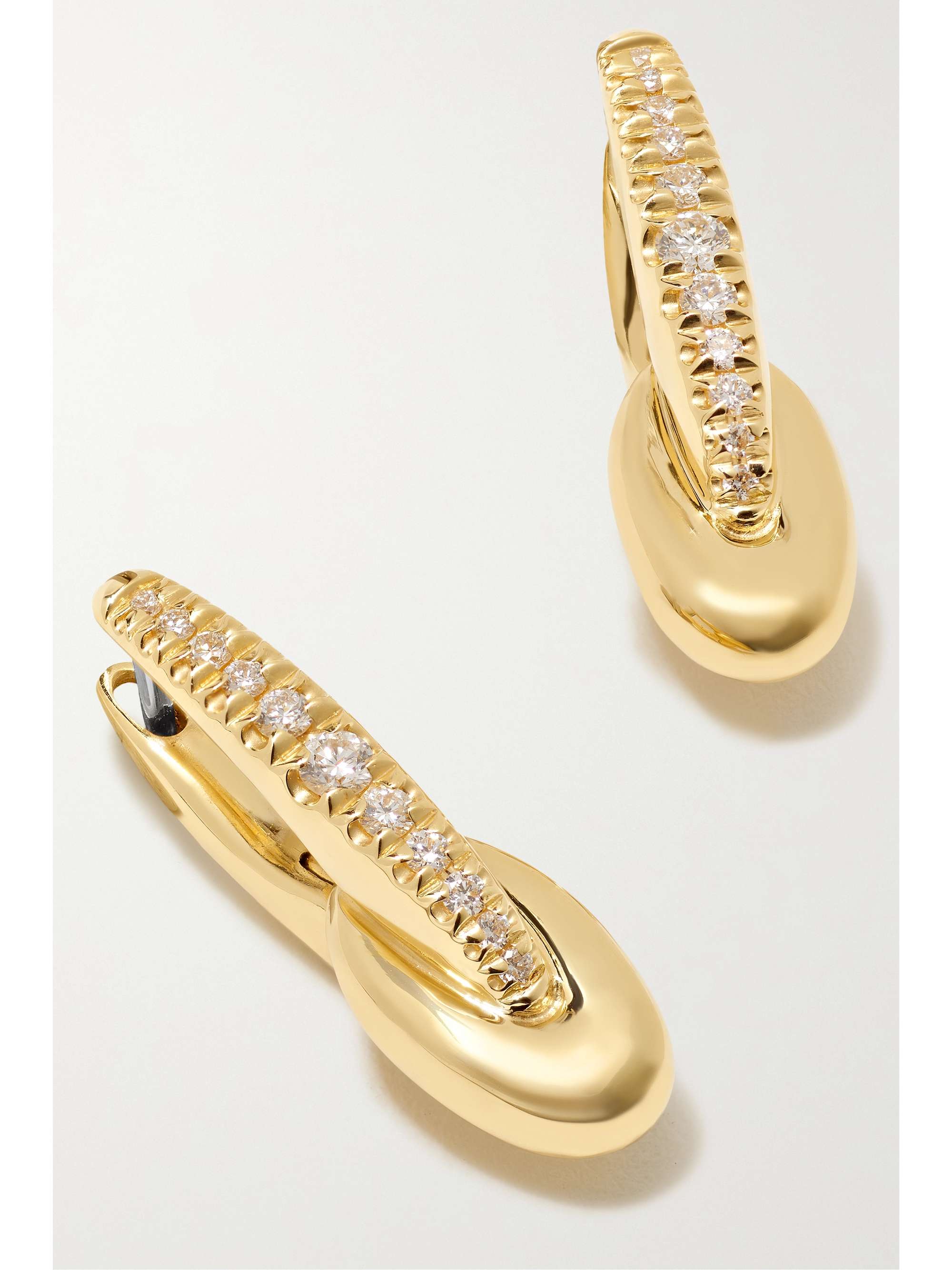 MELISSA KAYE Ada 18-karat gold diamond earrings