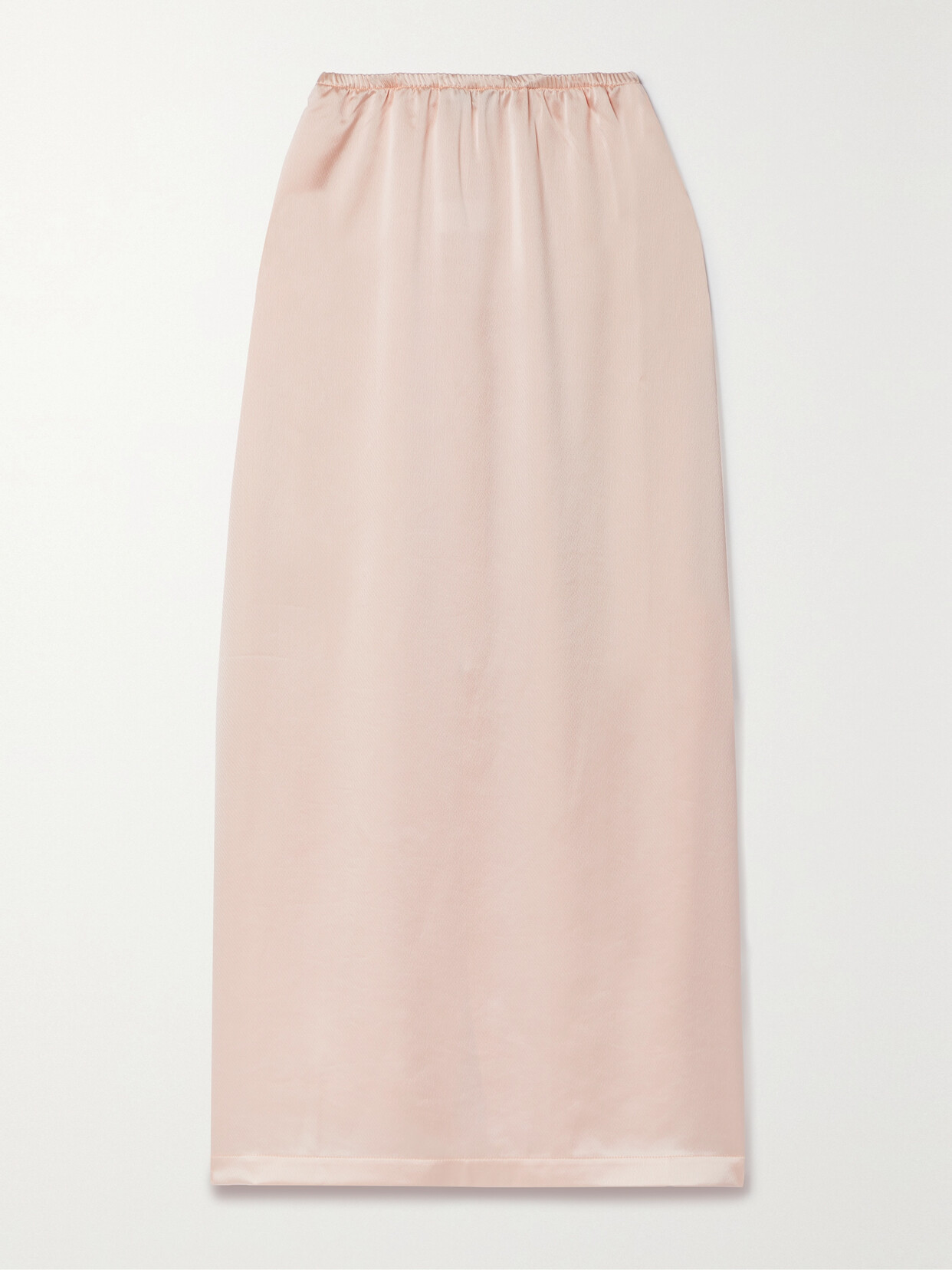 LESET - Barb Satin Midi Skirt...