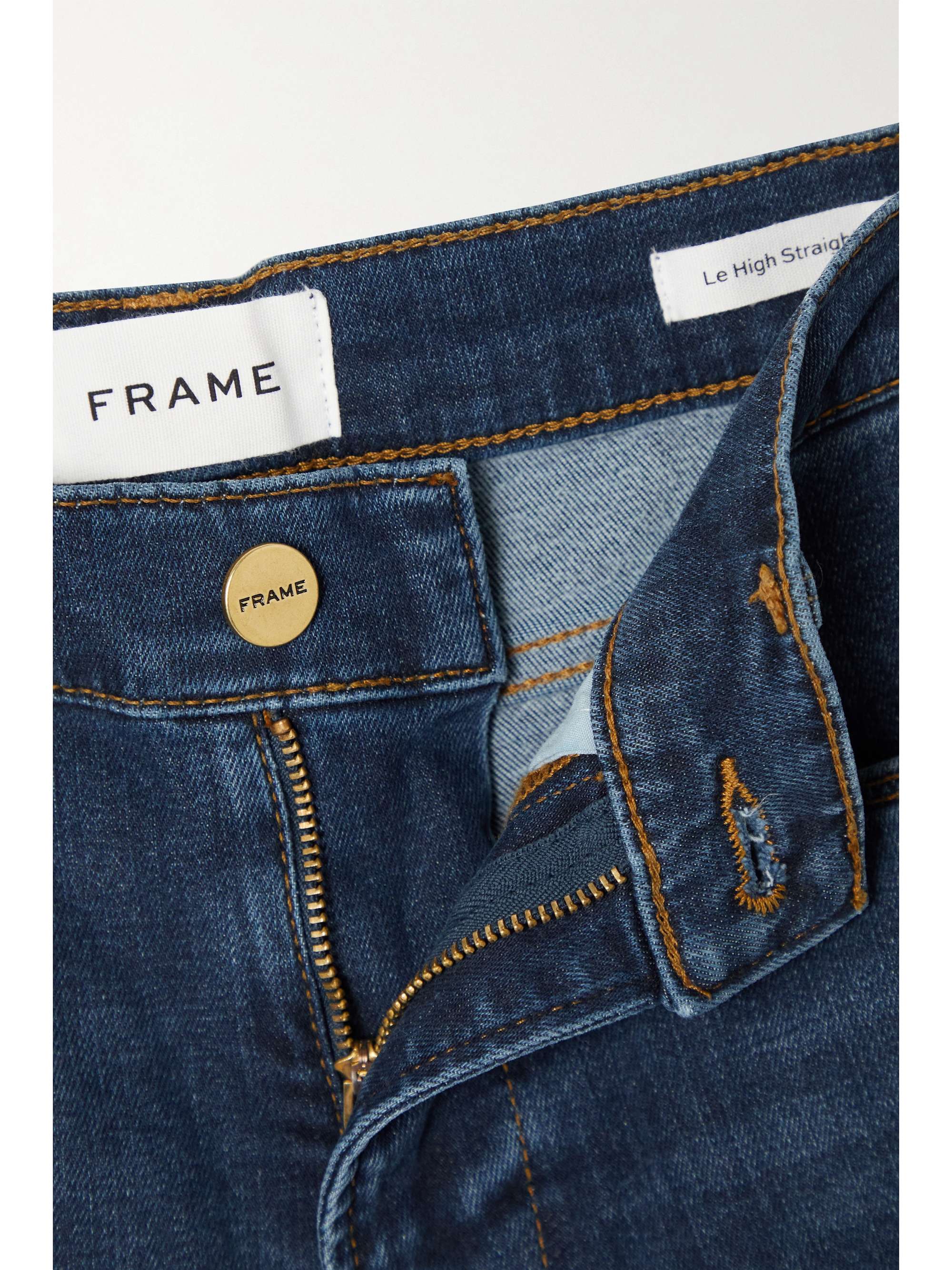 FRAME Le High cropped straight-leg jeans | NET-A-PORTER