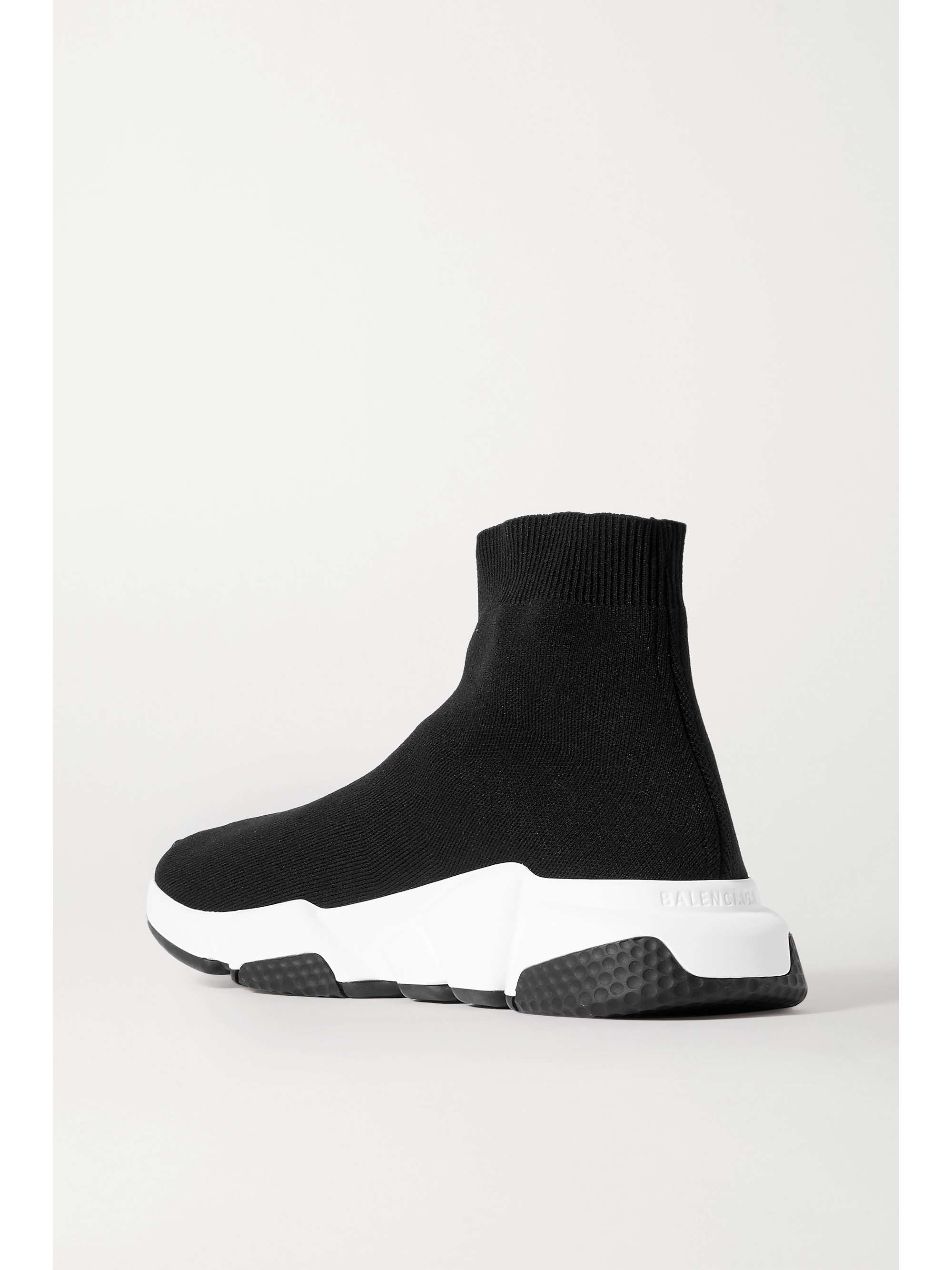 BALENCIAGA Speed LT logo-print stretch-knit high-top sneakers