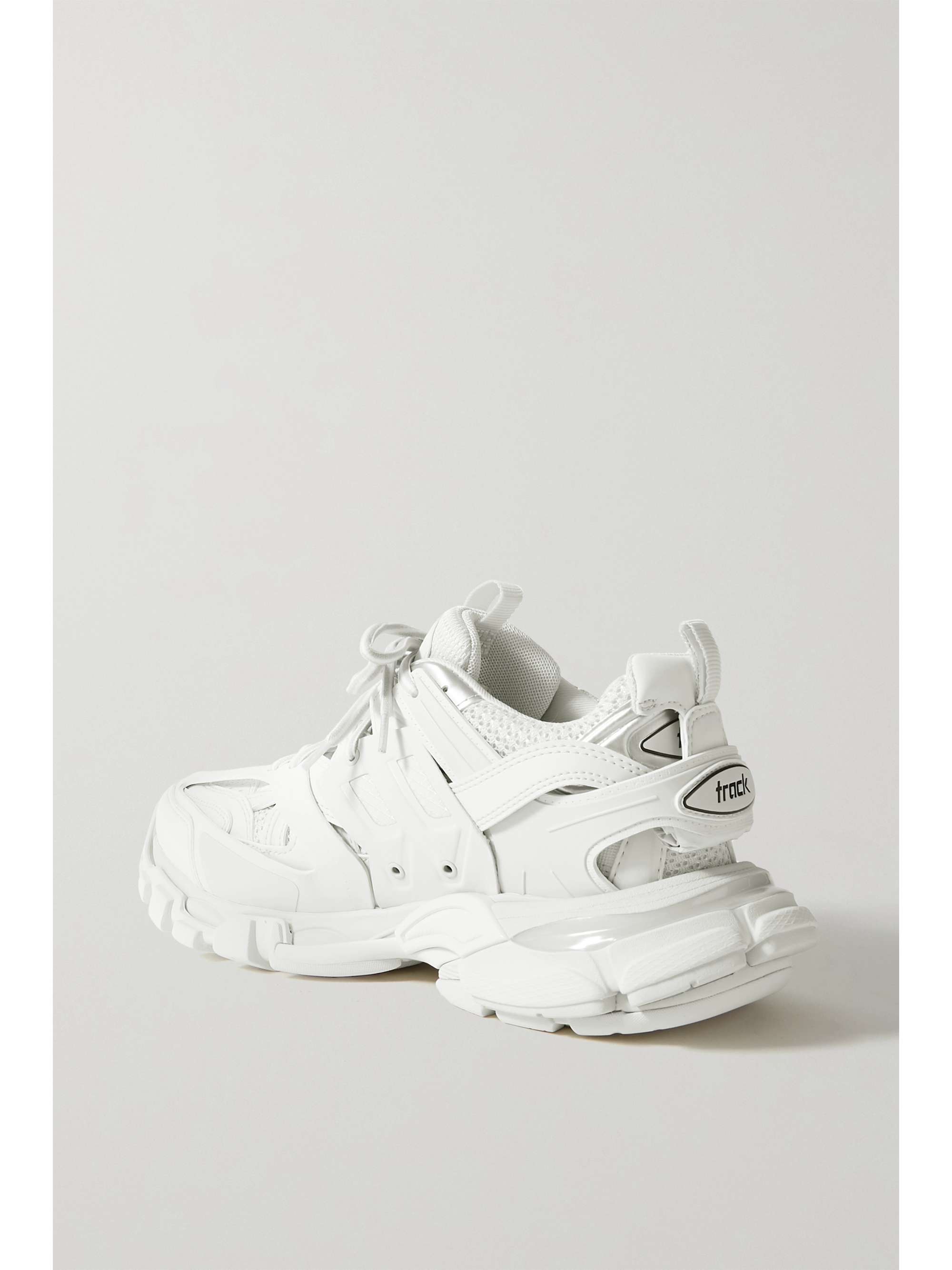 BALENCIAGA Track logo-detailed recycled mesh and rubber sneakers