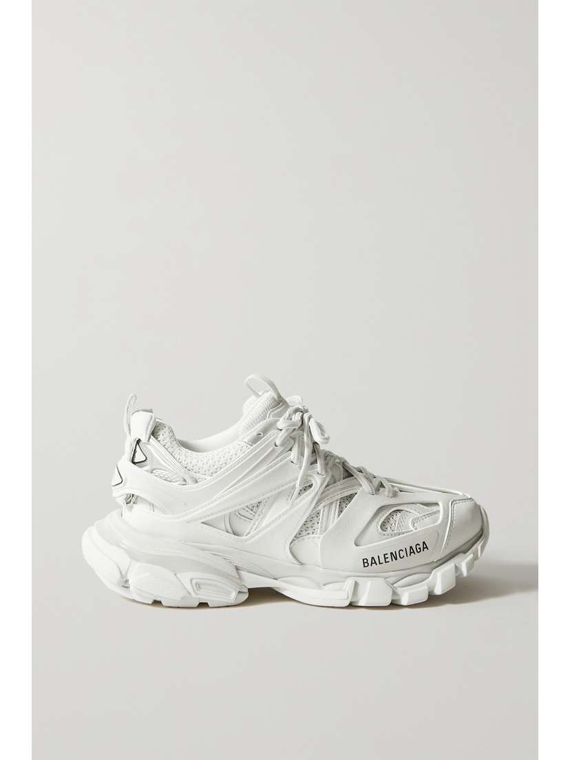 Balenciaga Track Logo-detailed Mesh And Rubber Sneakers