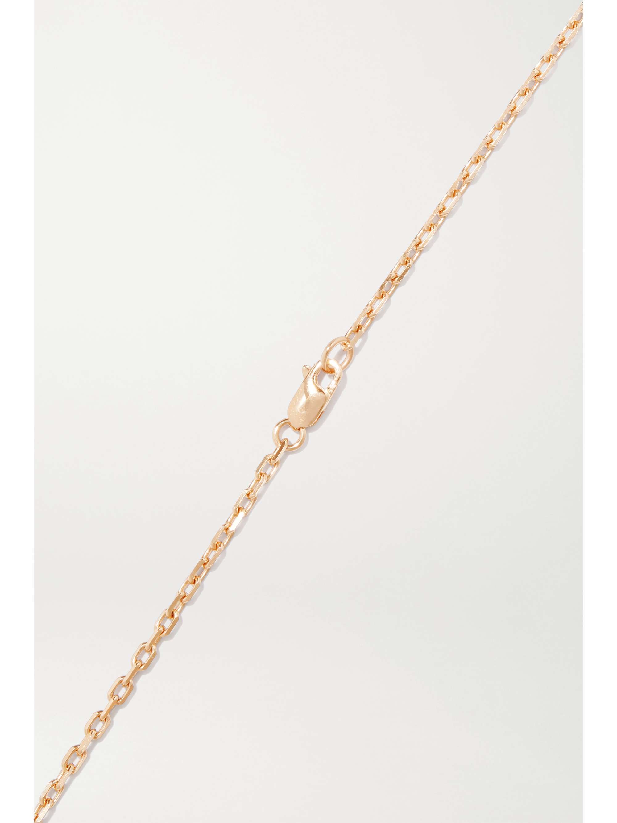 REPOSSI Serti Inversé 18-karat rose gold diamond necklace