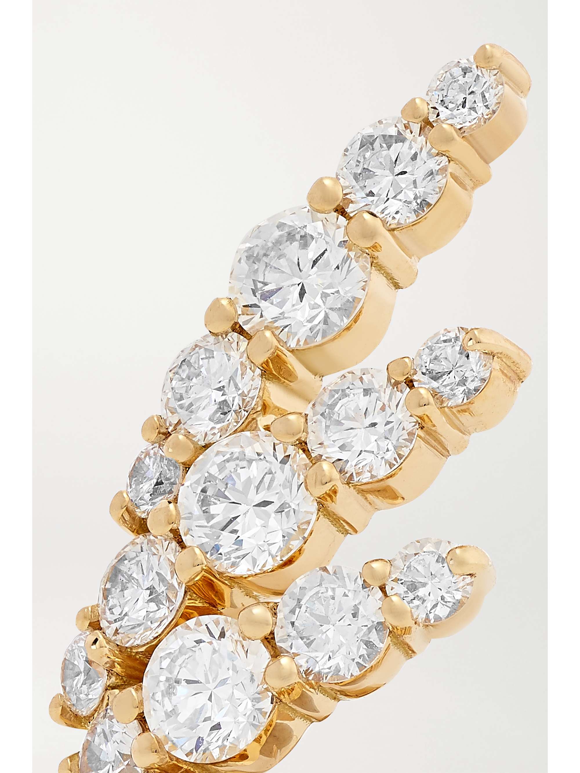 MELISSA KAYE Maya 18-karat gold diamond ear cuff