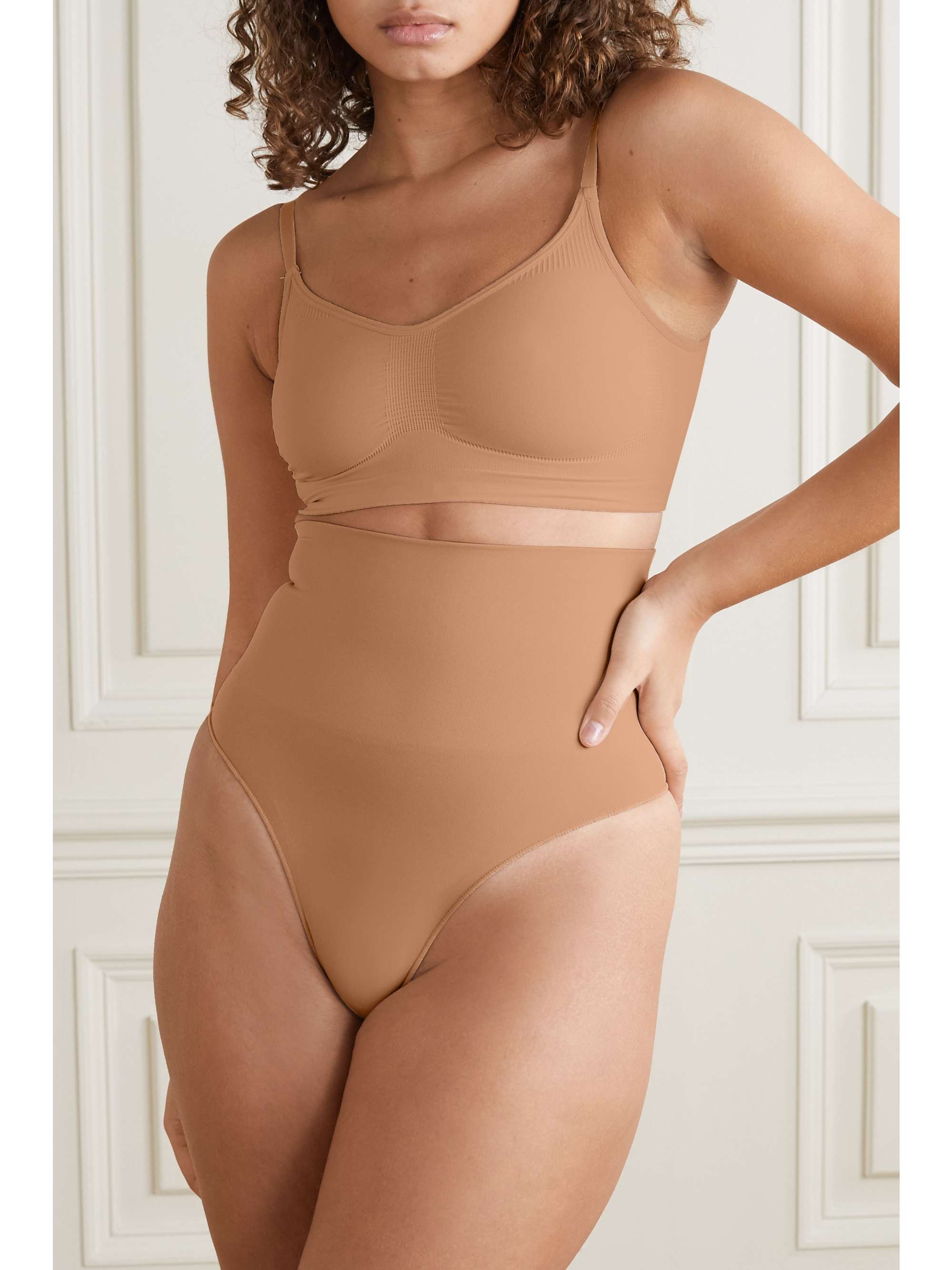 SKIMS Core Control thong - Ochre