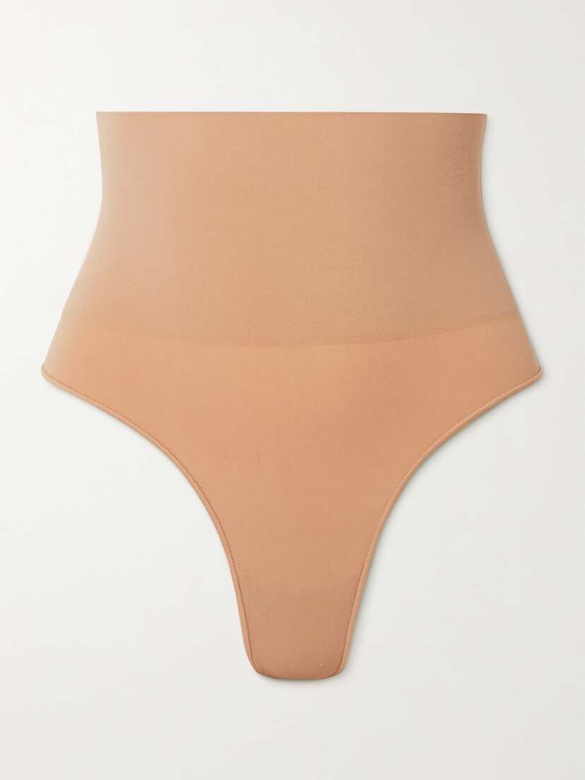 Skims Core Control Thong - Ochre