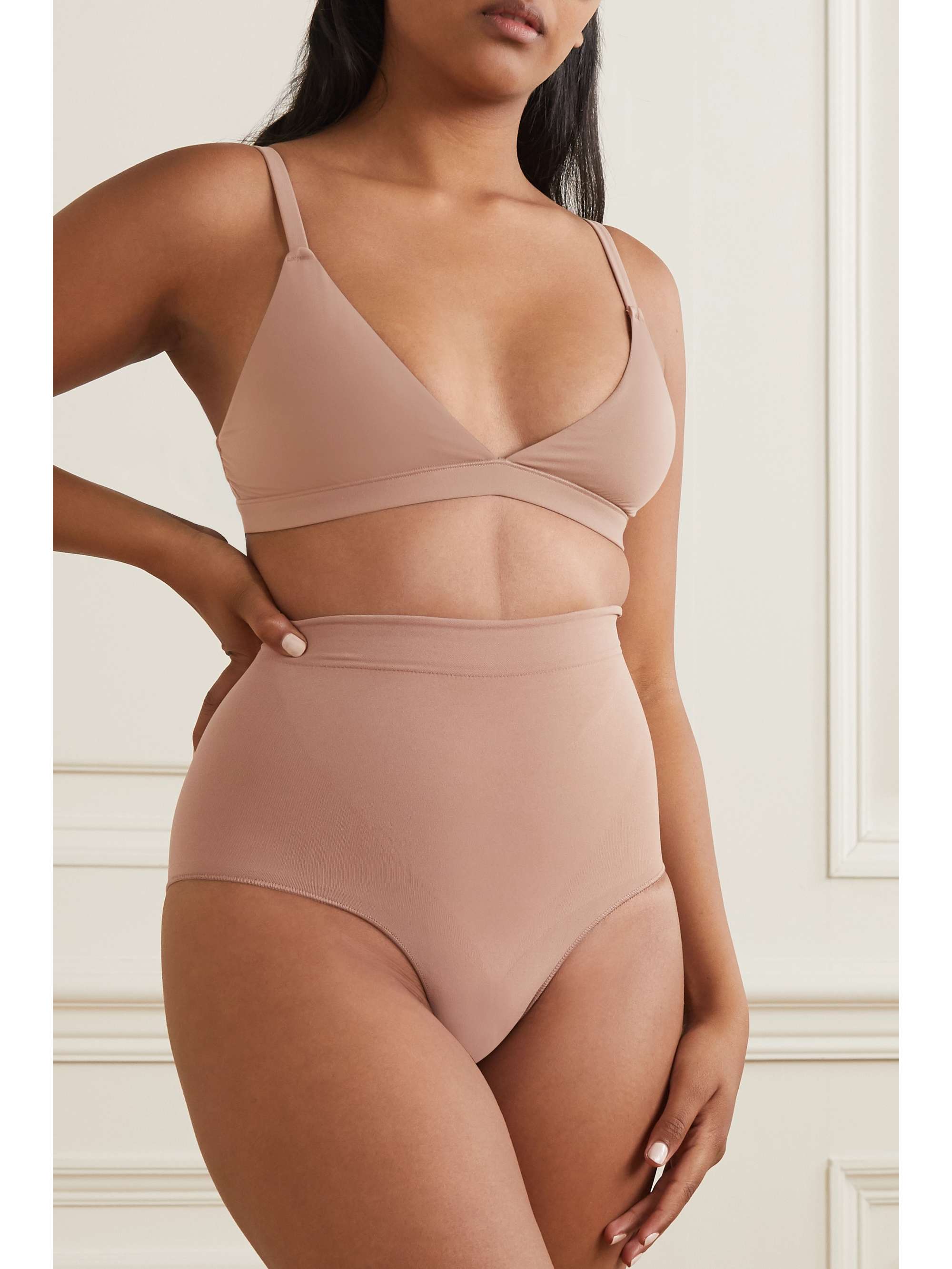 Seamless Sculpt Long Sleeve Open Bust Brief Bodysuit