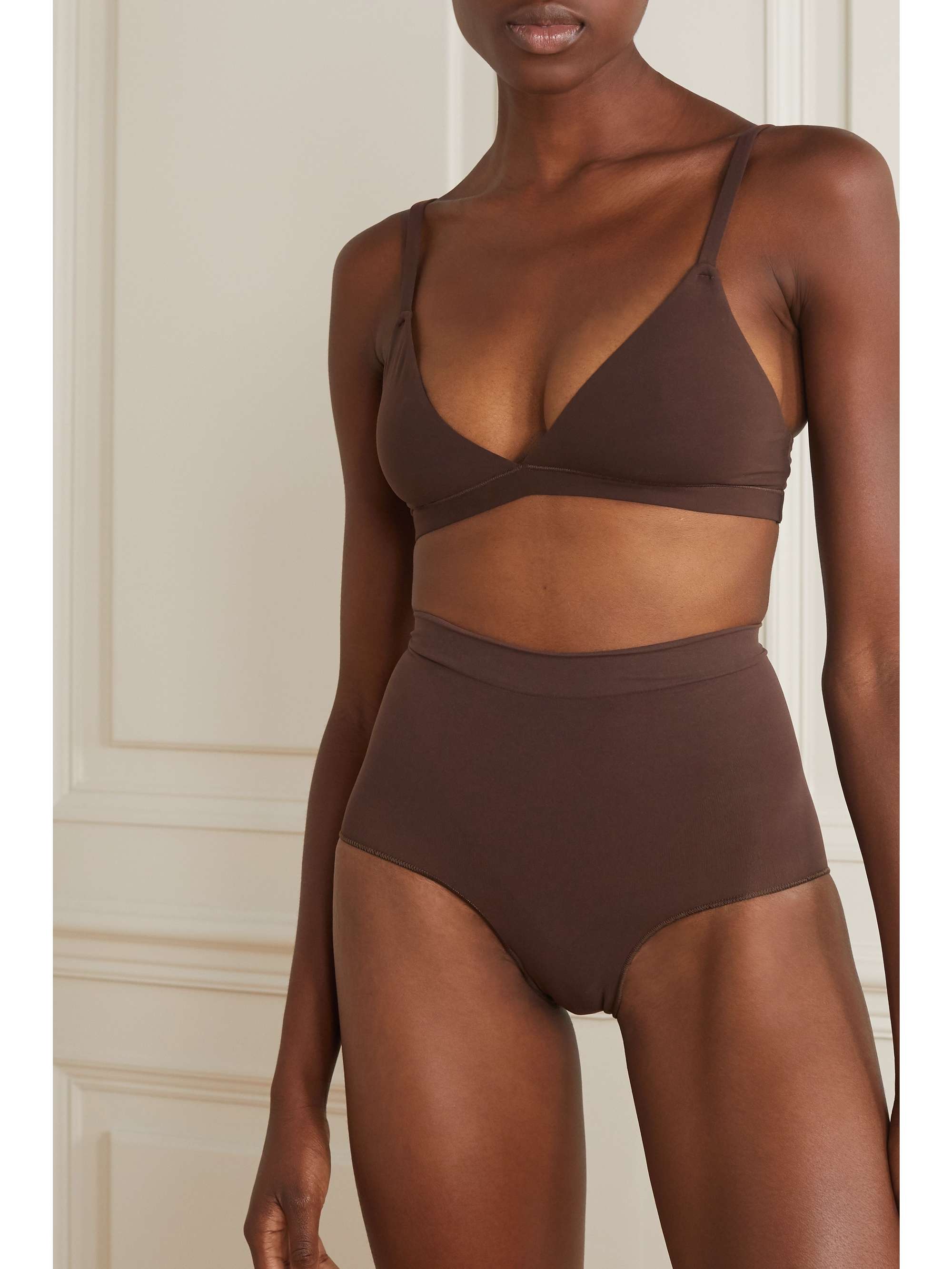 SKIMS Seamless Sculpt Sculpting Mid Waist briefs - Onyx