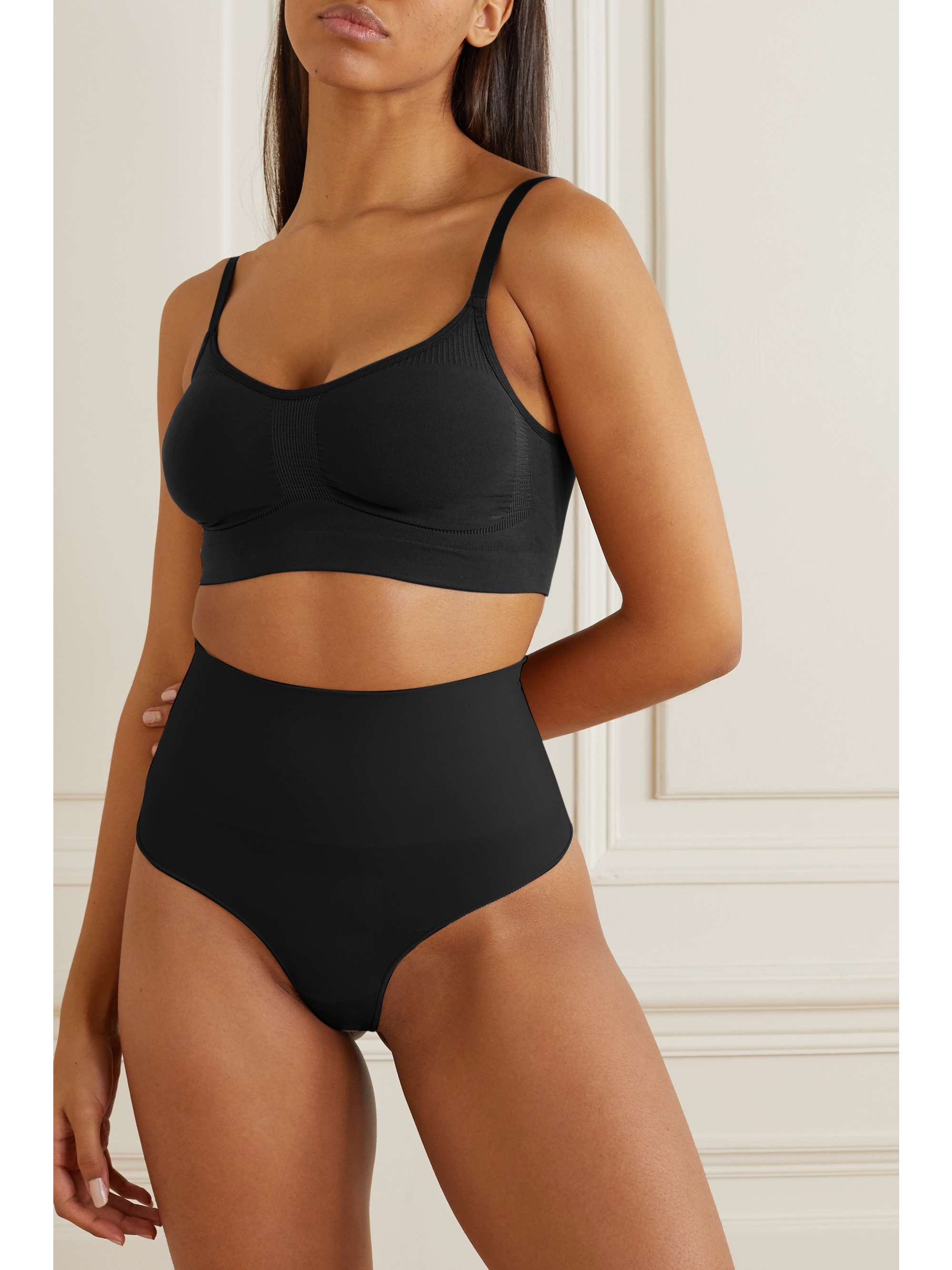 SKIMS Core Control thong - Onyx