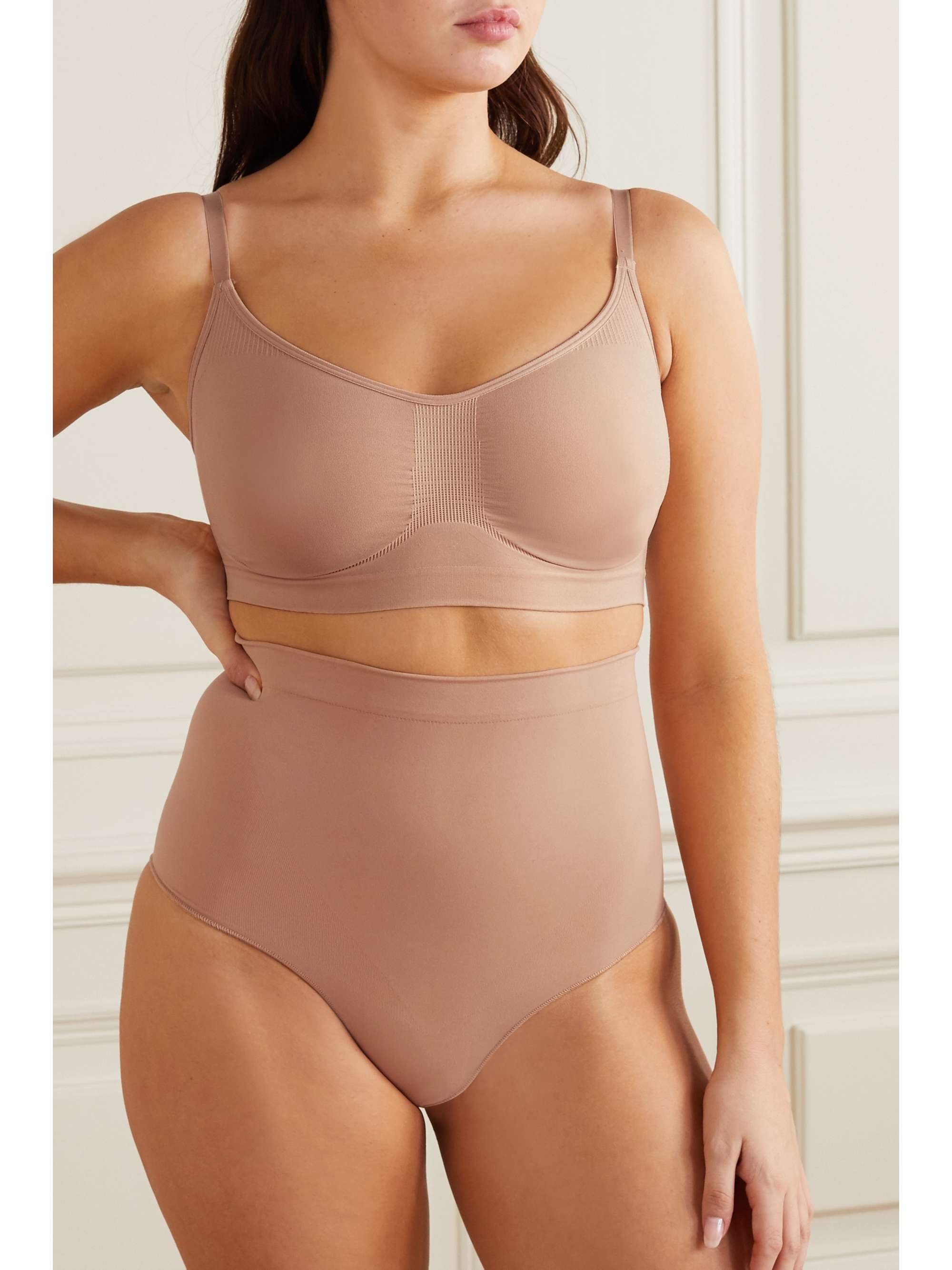 SKIMS Seamless Sculpt Sculpting bra Sienna NET A PORTER