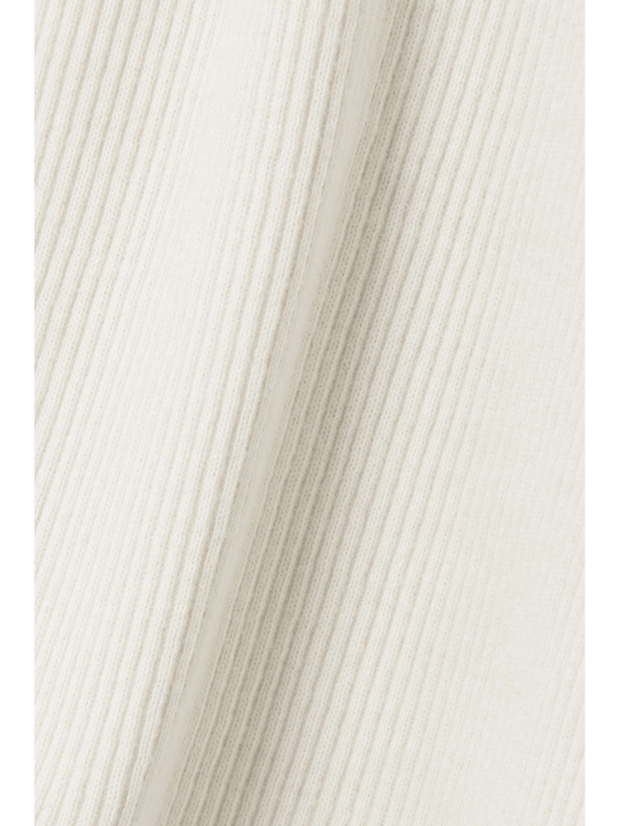 SKIMS Ribbed cotton-blend jersey tank - Bone