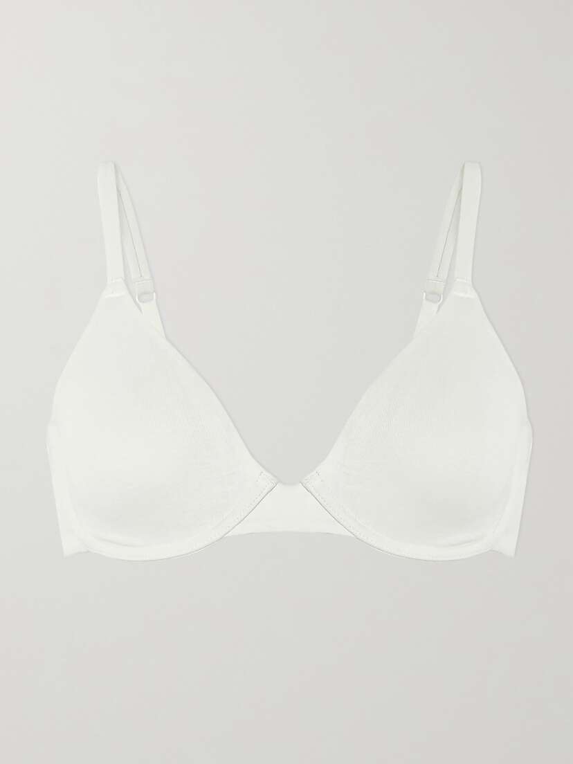 Skims Cotton Collection Underwired Bra - Bone