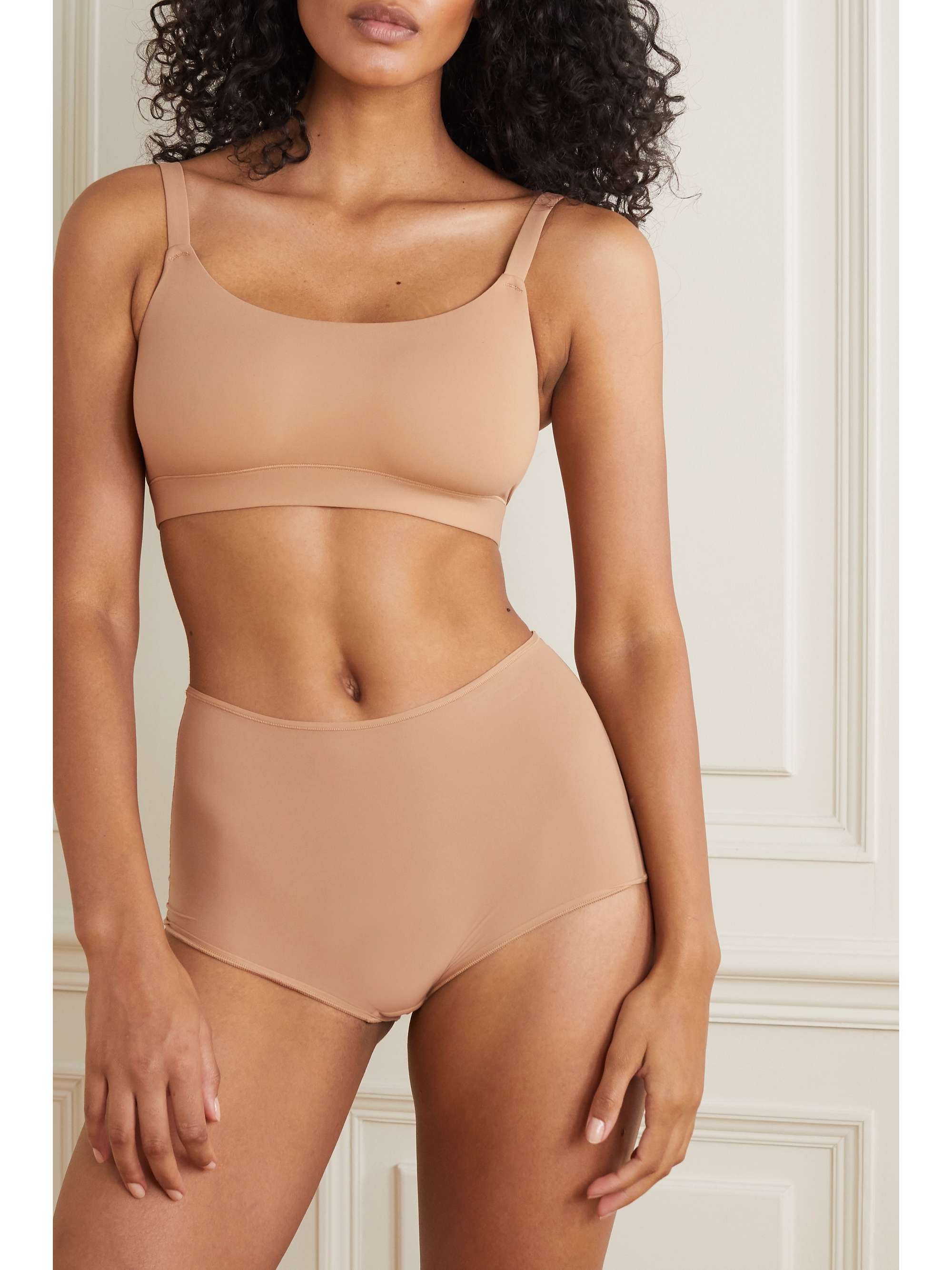 SKIMS Fits Everybody Scoop Neck bra - Ochre