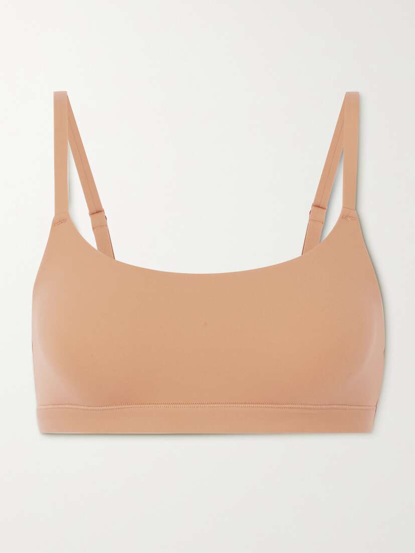 Skims Fits Everybody Scoop Neck Bra - Ochre