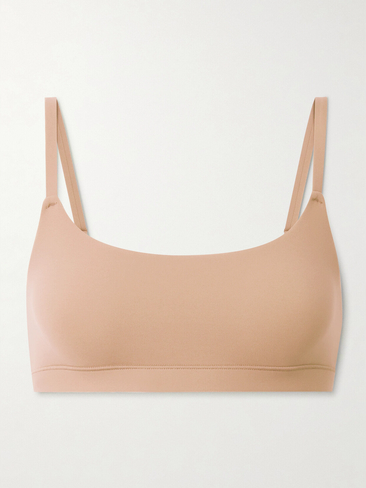 Shop Skims Fits Everybody Scoop Neck Bralette In Neutrals